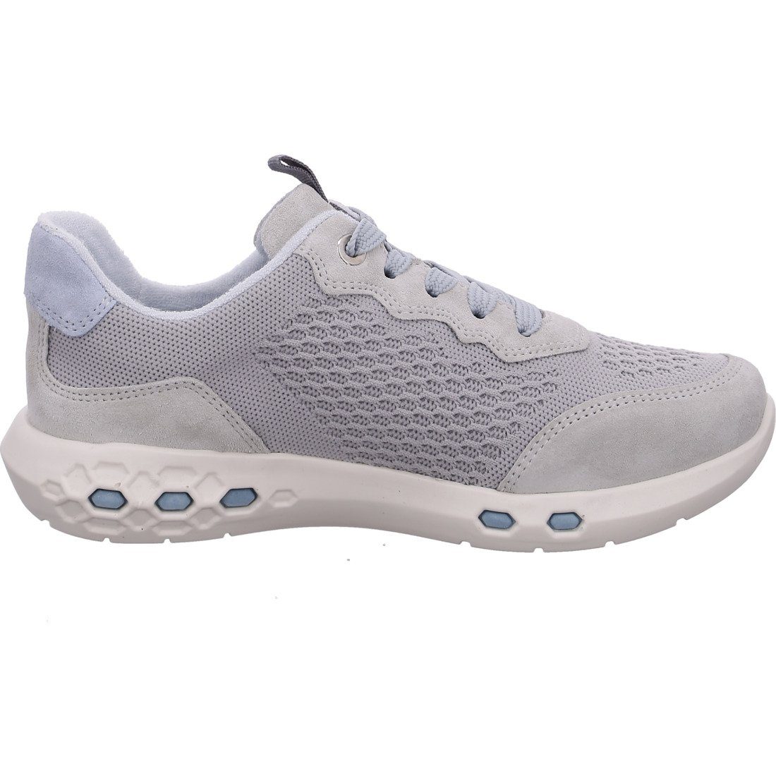 Ara Damen - Ara Sneaker 047846 Sneaker Schuhe, grau Jumper Materialmix