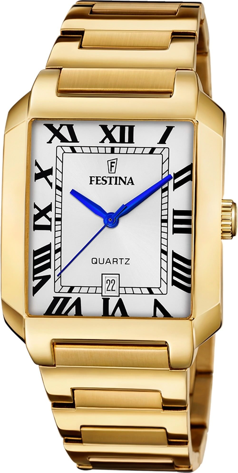 Festina Quarzuhr Festina Herrenuhr Edelstahl gold Festina, (Analoguhr), Her günstig online kaufen
