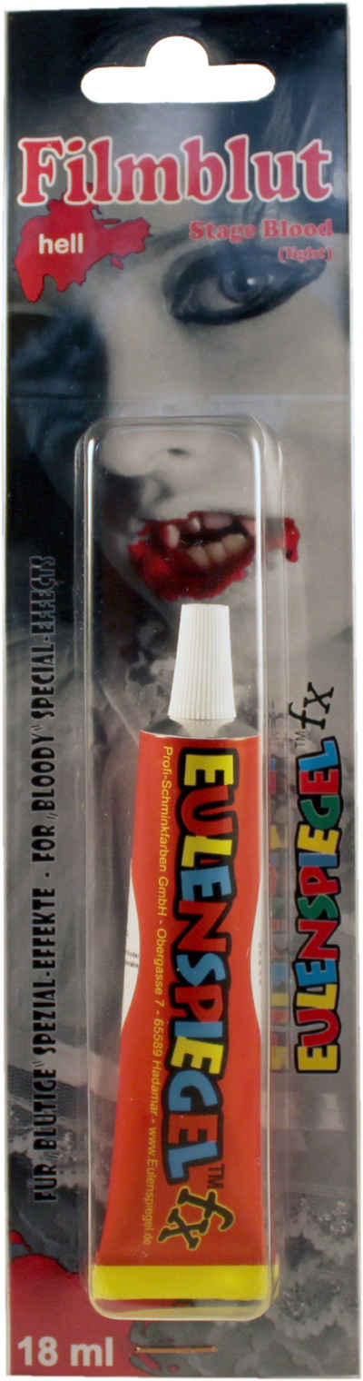 Eulenspiegel Theaterschminke Eulenspiegel Filmblut / Blutgel, hell 18ml (1-tlg)