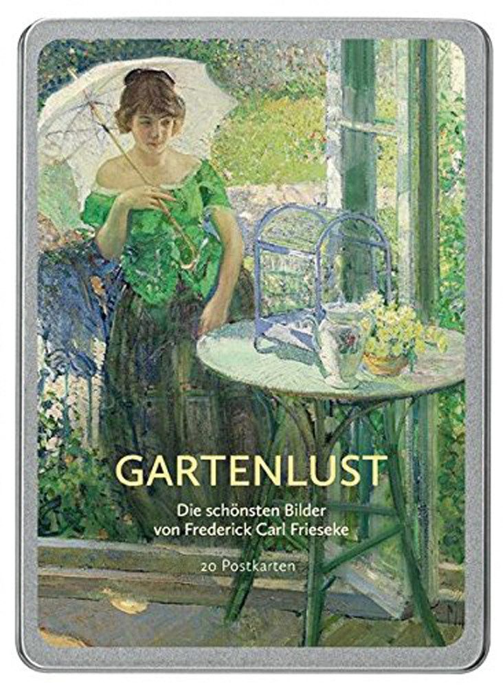 Papermoon Postkarte Gartenlust: Die schönsten Bilder von Frederick Carl Frieseke