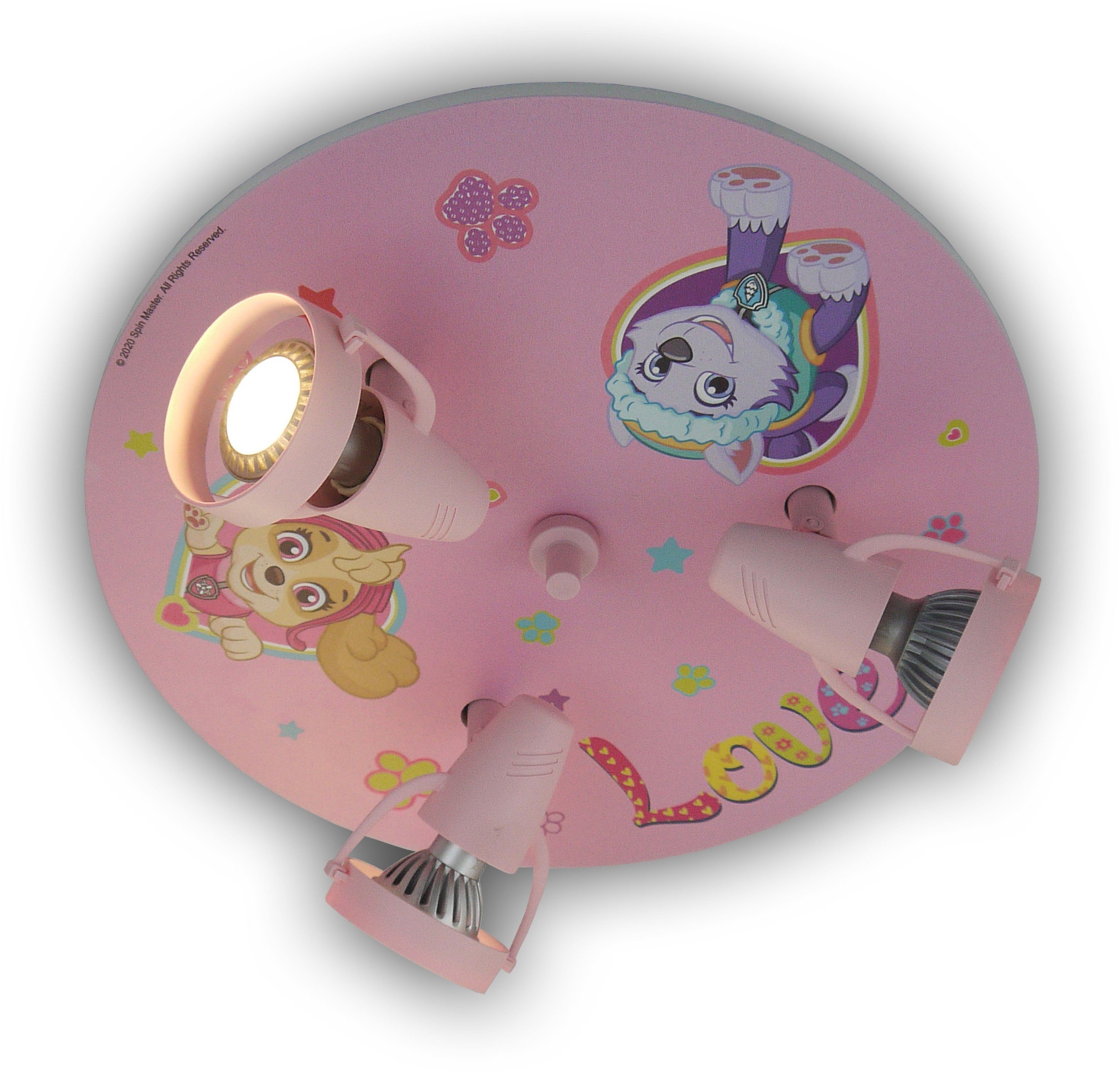 niermann Deckenleuchte Paw Patrol, ohne Leuchtmittel, Прожектори Paw Patrol - Pawsitive Pups
