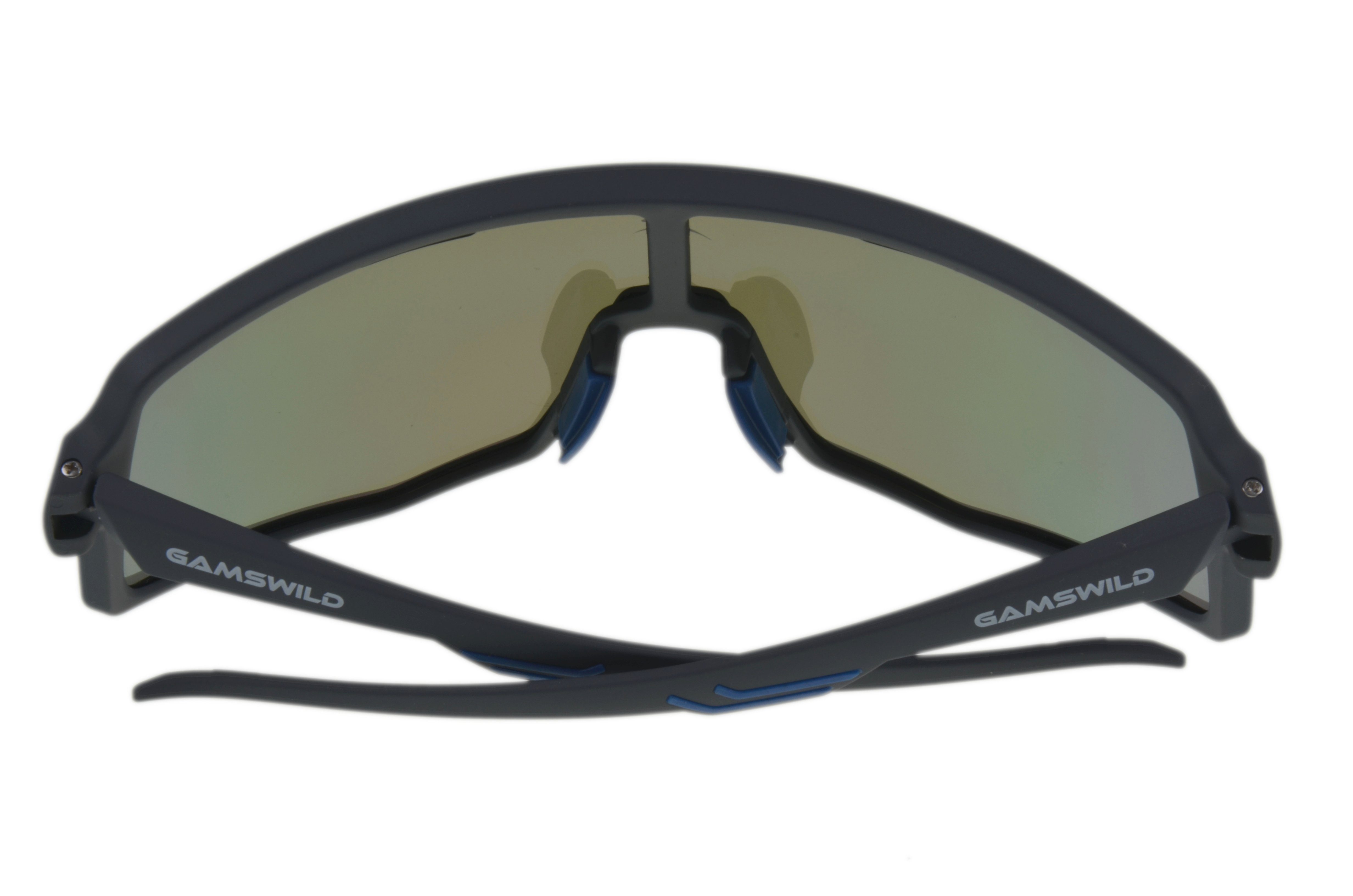Gamswild Sonnenbrille UV400 Sonnenbrille Fahrradbrille Skibrille TR90 schnelle Brille Damen Herren WS4042 in, lila, blau, schw.-rot, oliv, beere, weiß