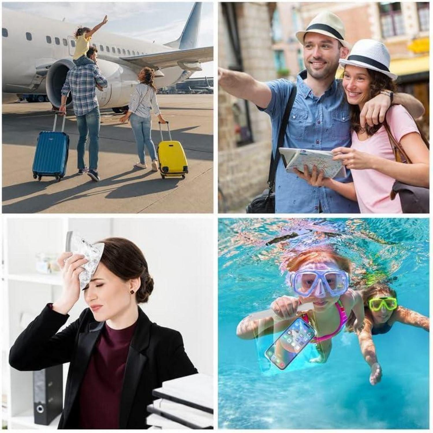 LuxusKollektion Kulturbeutel Transparente Kulturbeutel für Flüssigkeiten im Flugzeug