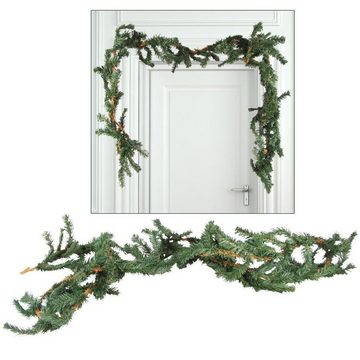 BURI Christbaumschmuck Tannengirlande Weihnachtsgirlande 5x 2,7m Maibaum Weihnachtsdeko Türde