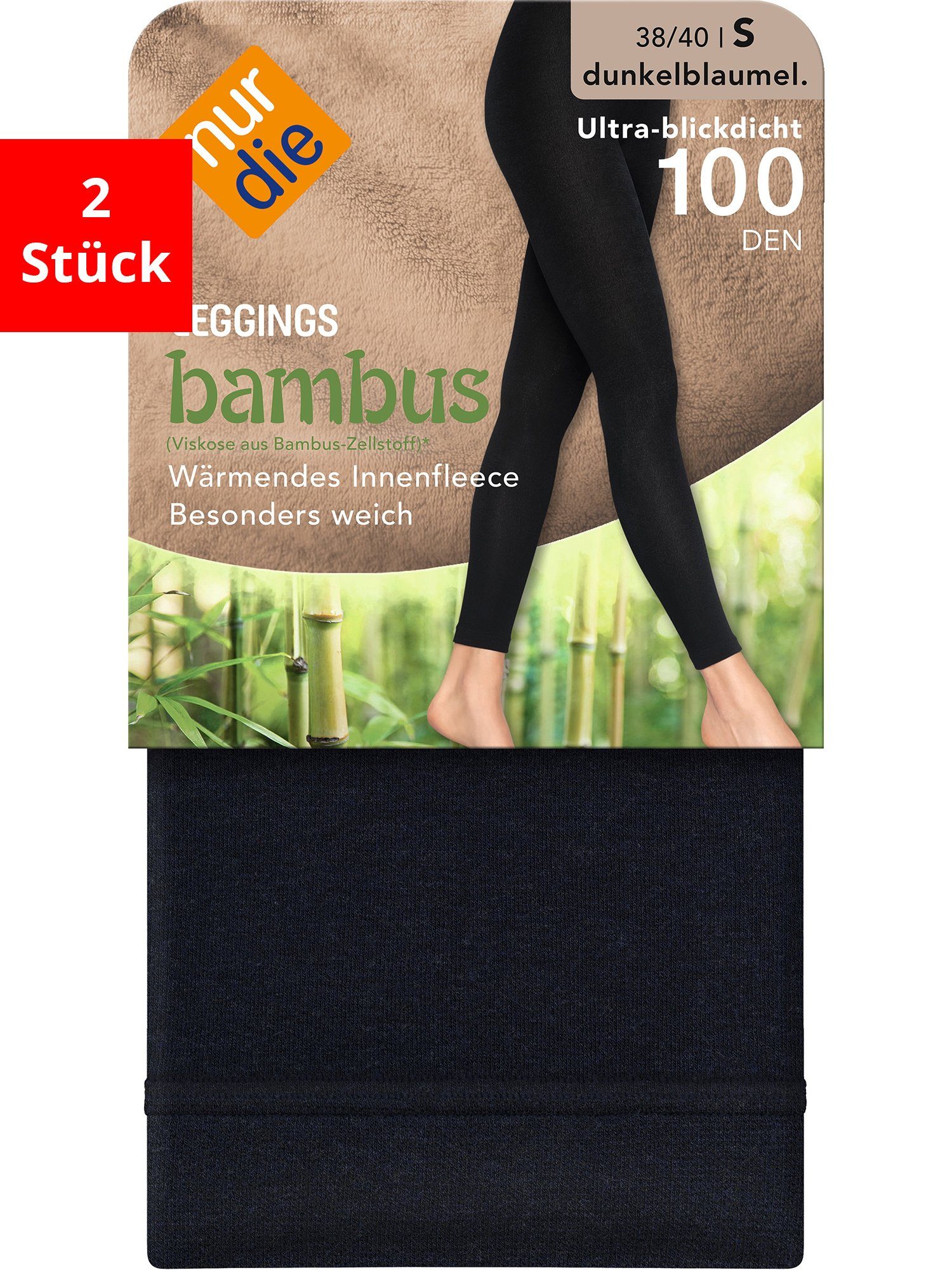 Nur Die Leggings Bambus 100 Den (2-tlg)