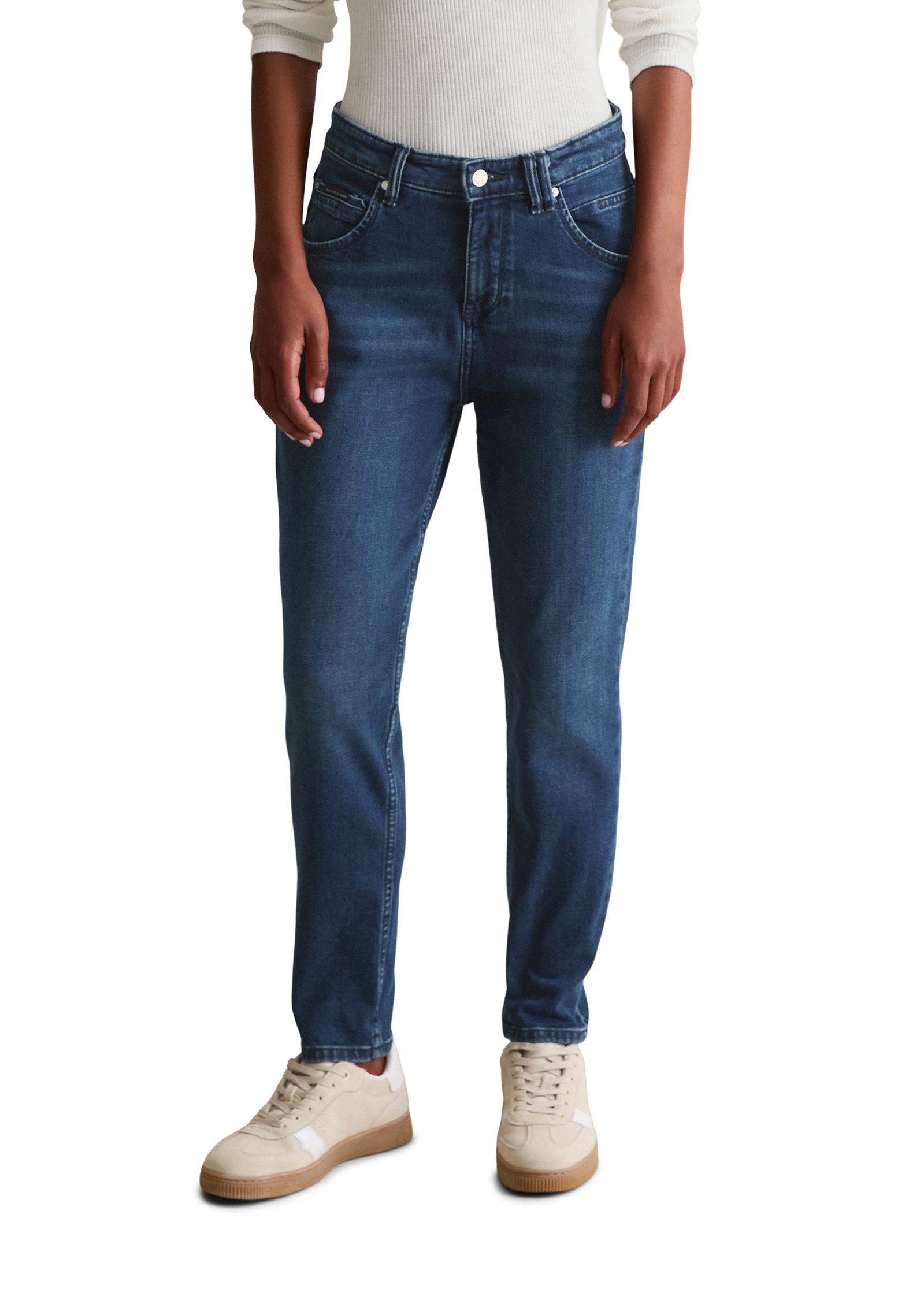 Marc O'Polo DENIM Boyfriend-Jeans aus Organic Cotton-Mix günstig online kaufen
