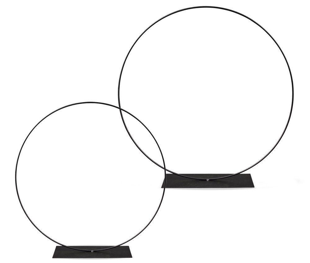 matches21 HOME & HOBBY Dekofigur Dekoring Ring Fuß Sockel Drahtring Metall günstig online kaufen