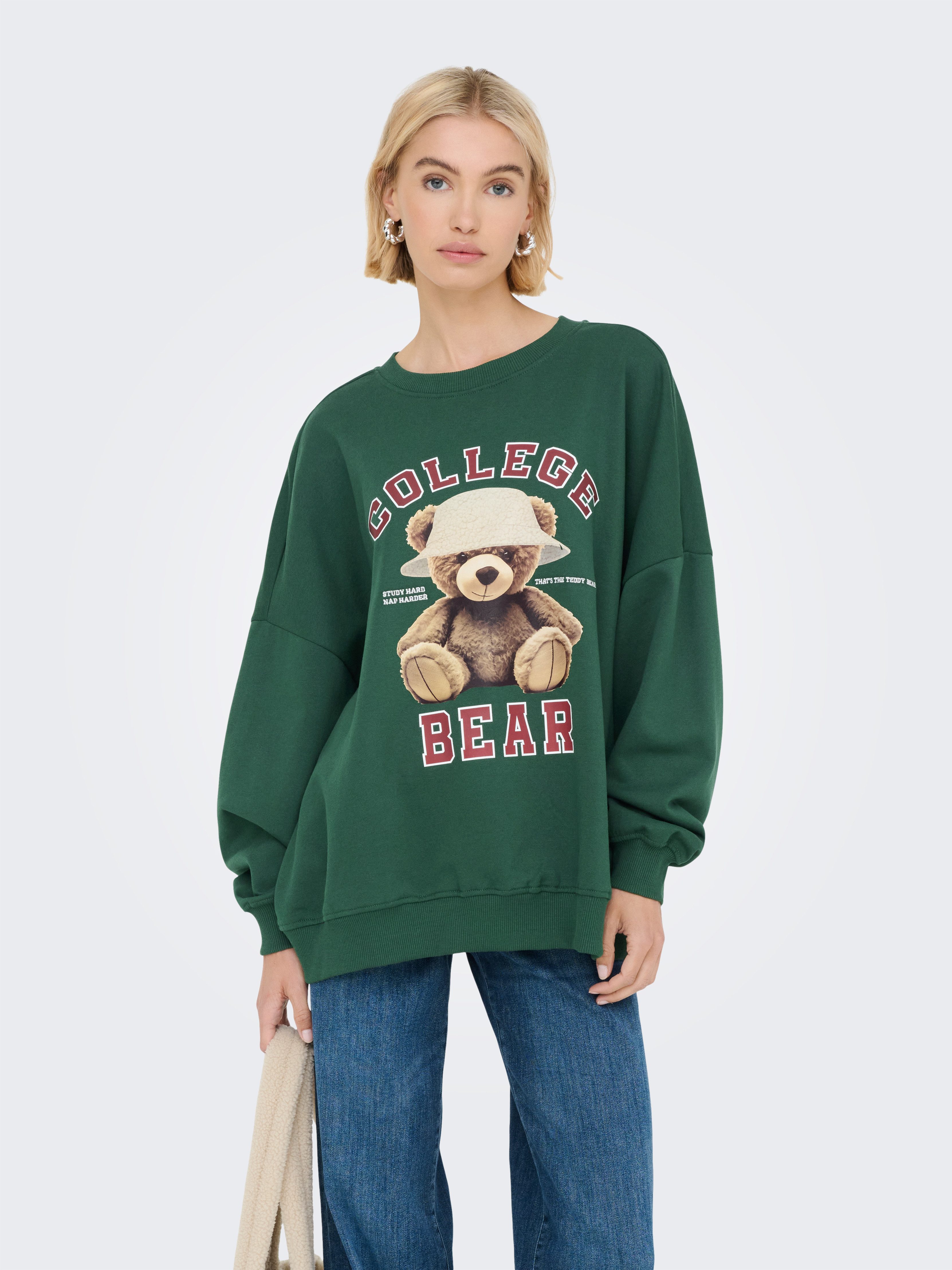 ONLY Sweatshirt ONLBILA L/S BEAR O-NECK SWT günstig online kaufen