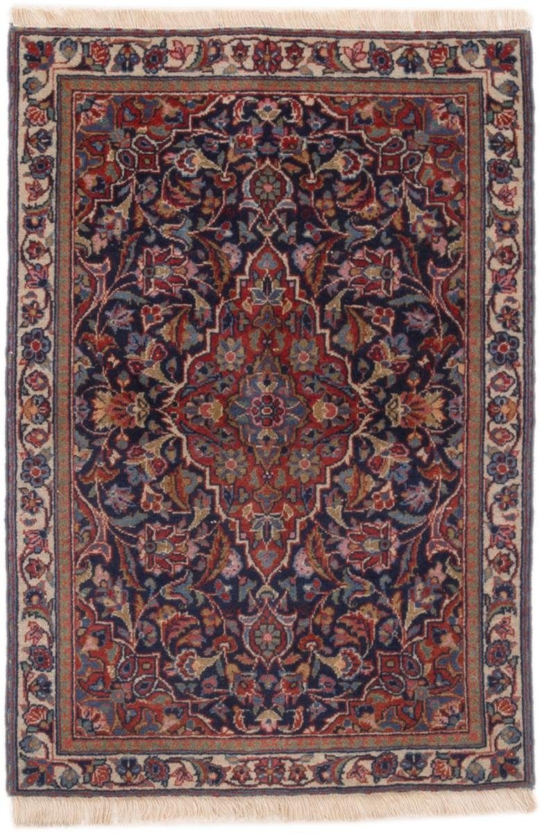Orientteppich Yazd mm Nain Perserteppich, Orientteppich Handgeknüpfter Trading, 12 Höhe: rechteckig, 53x77 / Antik