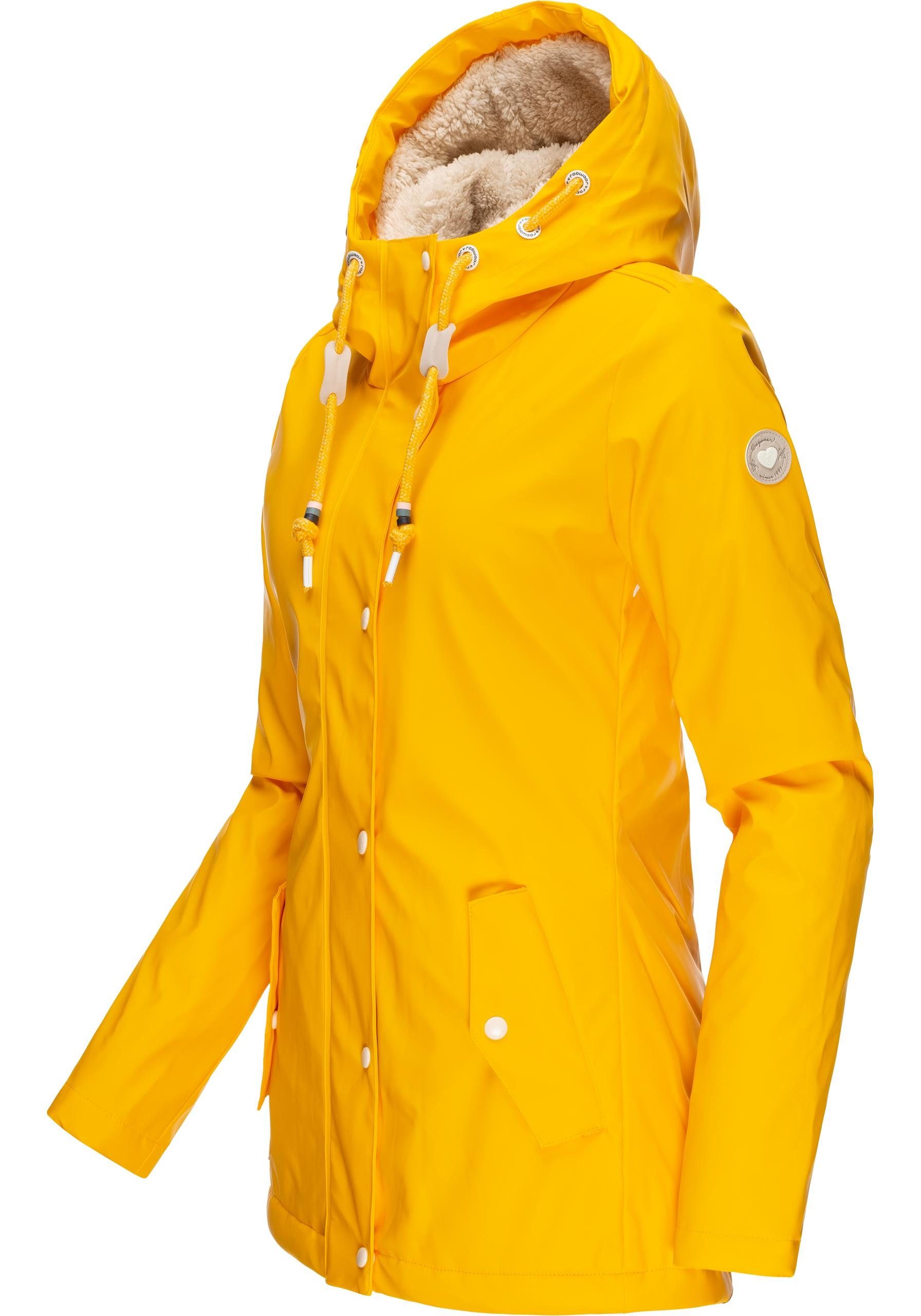 Ragwear Regenjacke "Marge II Intl." mit Kapuze Warm gefütterter Damen Winte günstig online kaufen