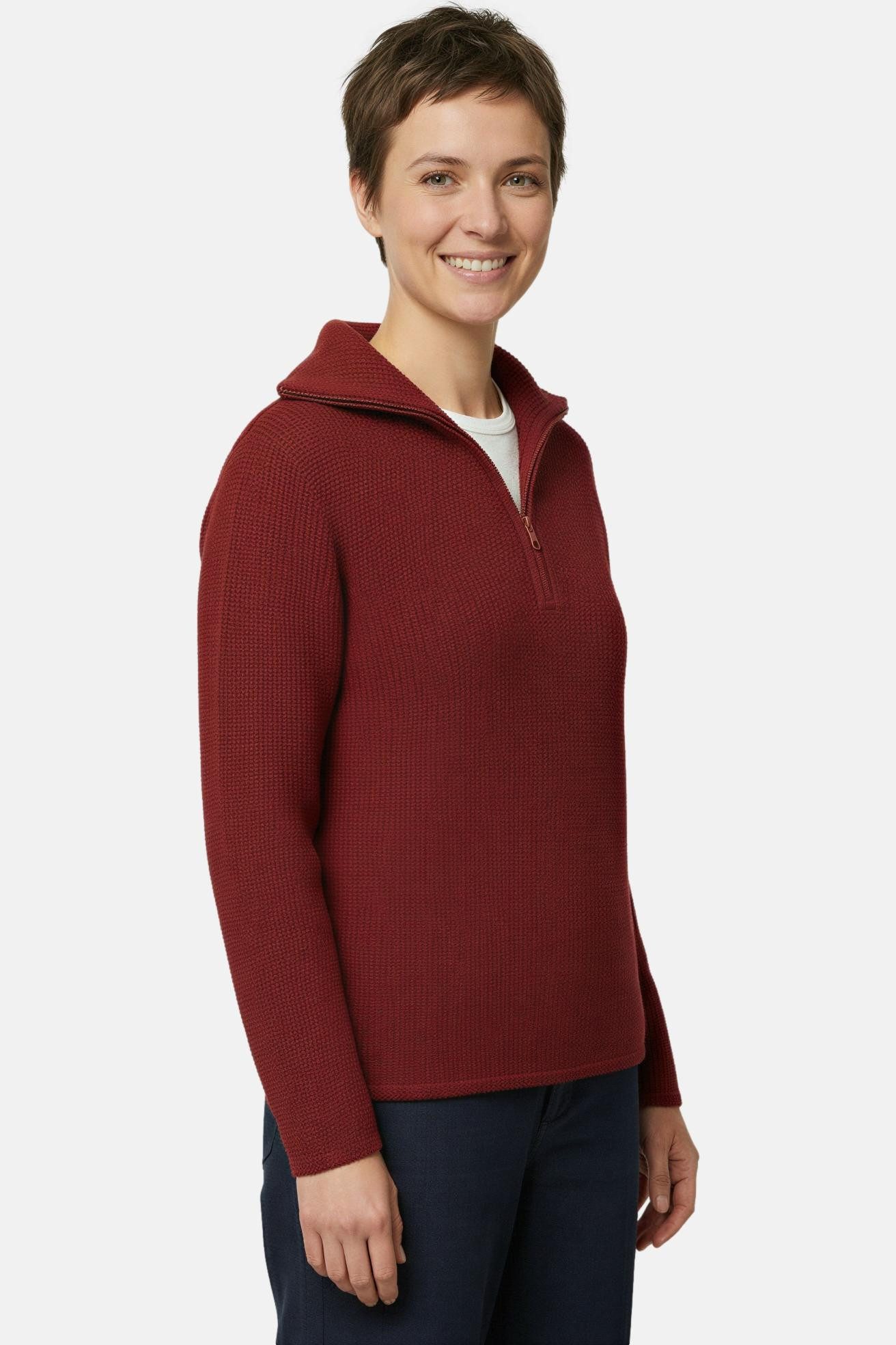 HANSEHELD Troyer Damen Troyer Schurwolle - Made in Germany