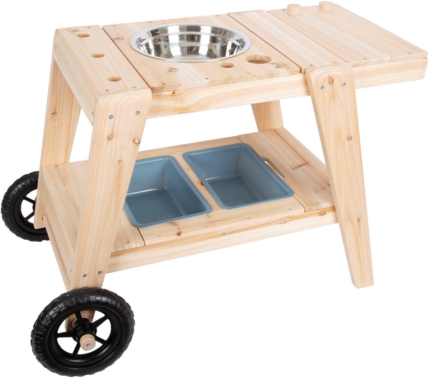 Small Foot Outdoor-Spielküche Matschküche kompakt Holz, günstig online kaufen