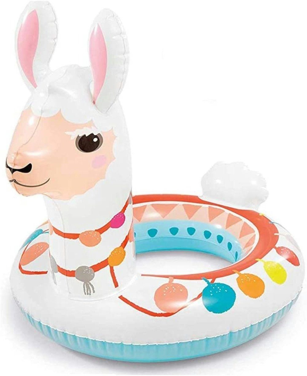 Aufblasbare Schwimmfigur Lama Schwimmreif Wasserspieltier aufblasbares Schwimmring Aufblastier