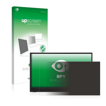 upscreen Blickschutzfilter für ViewSonic VA1655 Tragbarer Monitor, Displayschutzfolie, Blickschutz Blaulichtfilter Sichtschutz Privacy Filter
