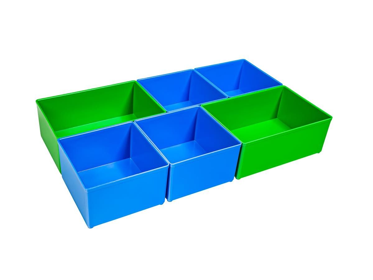 Sortimo® Werkzeugkoffer ProClick Insetboxen-Set IBS CD3 CT M74 BSS (6 St), für ClickTray Werkzeugwanne
