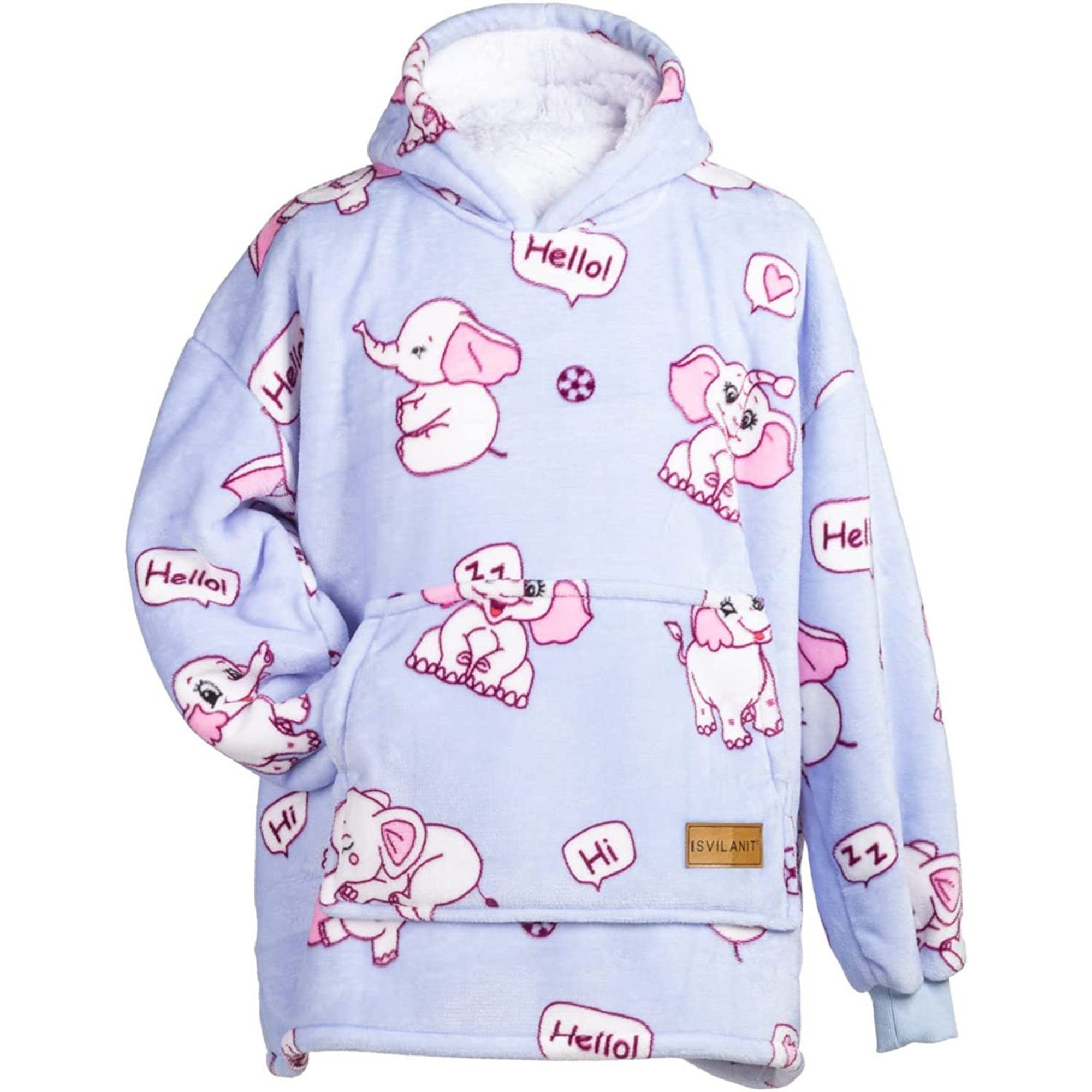 Vitapur Hoodie Hoodie Sweatshirt Decke für Kinder SoftHug