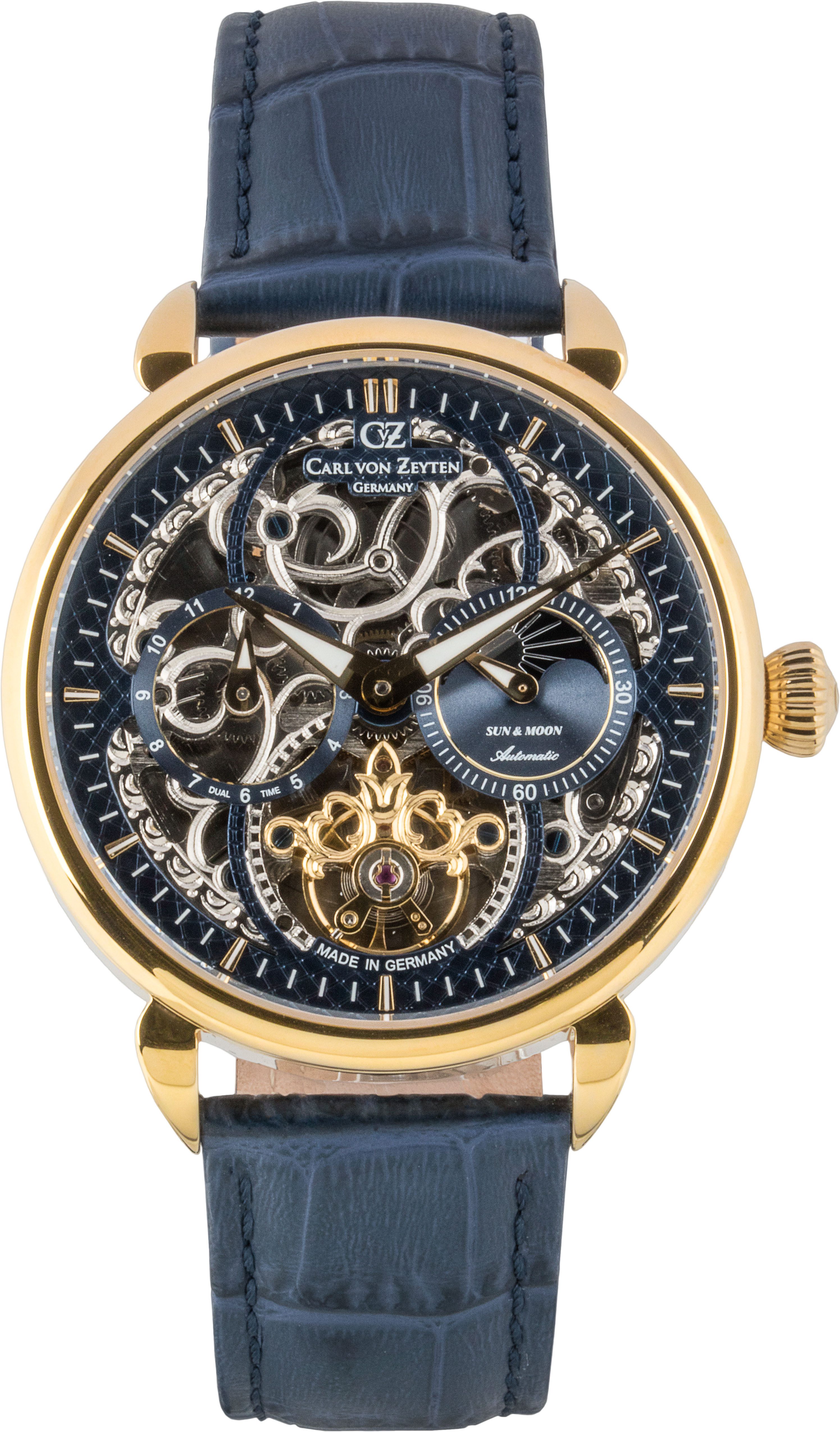 Carl von Zeyten Automatikuhr Neukirch CVZ0005GBLS, Armbanduhr, mechanische günstig online kaufen