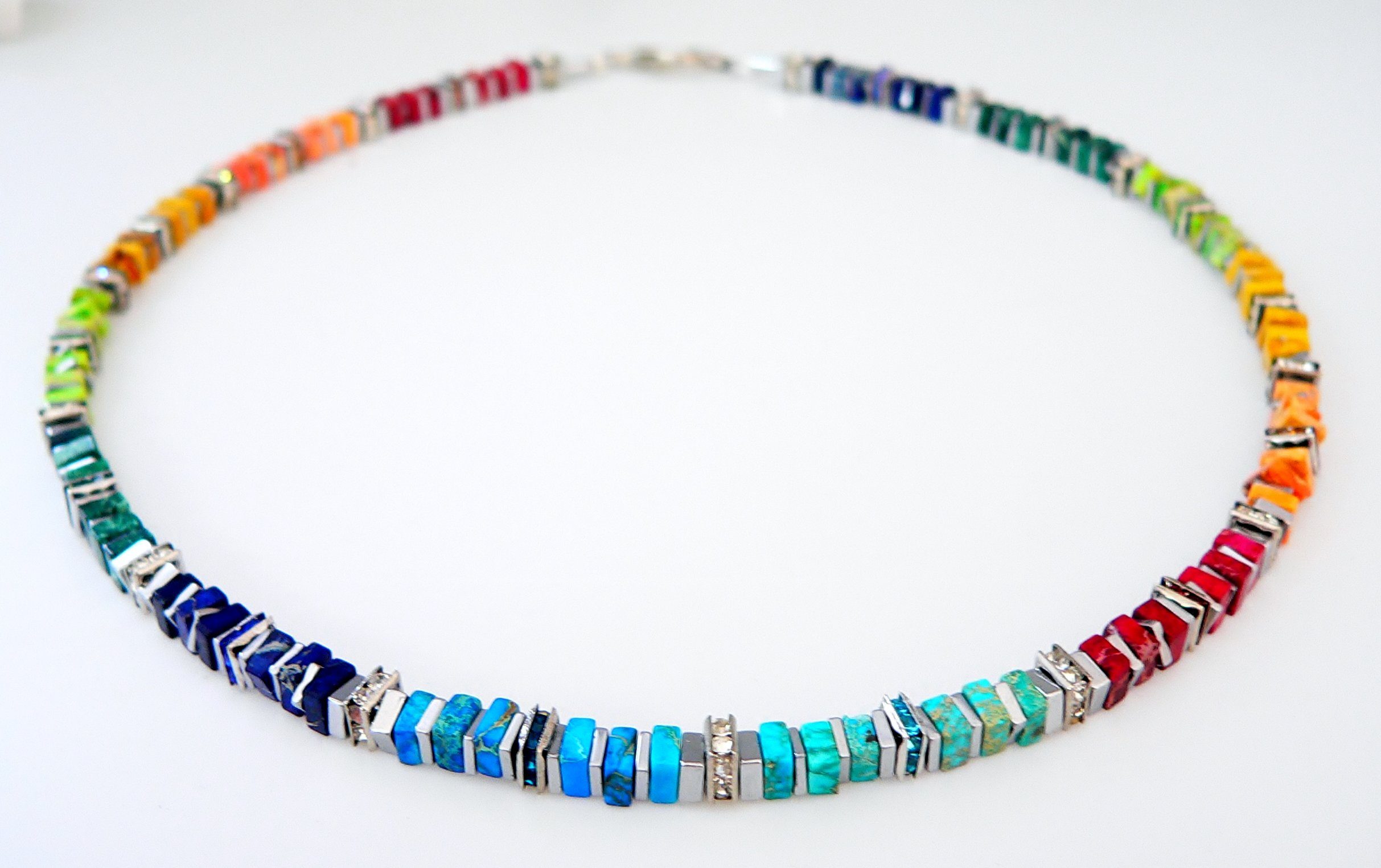 traumschmuck Collier 224d Collier Schmuck-/ Edelstein Imperial Jaspis Stras günstig online kaufen