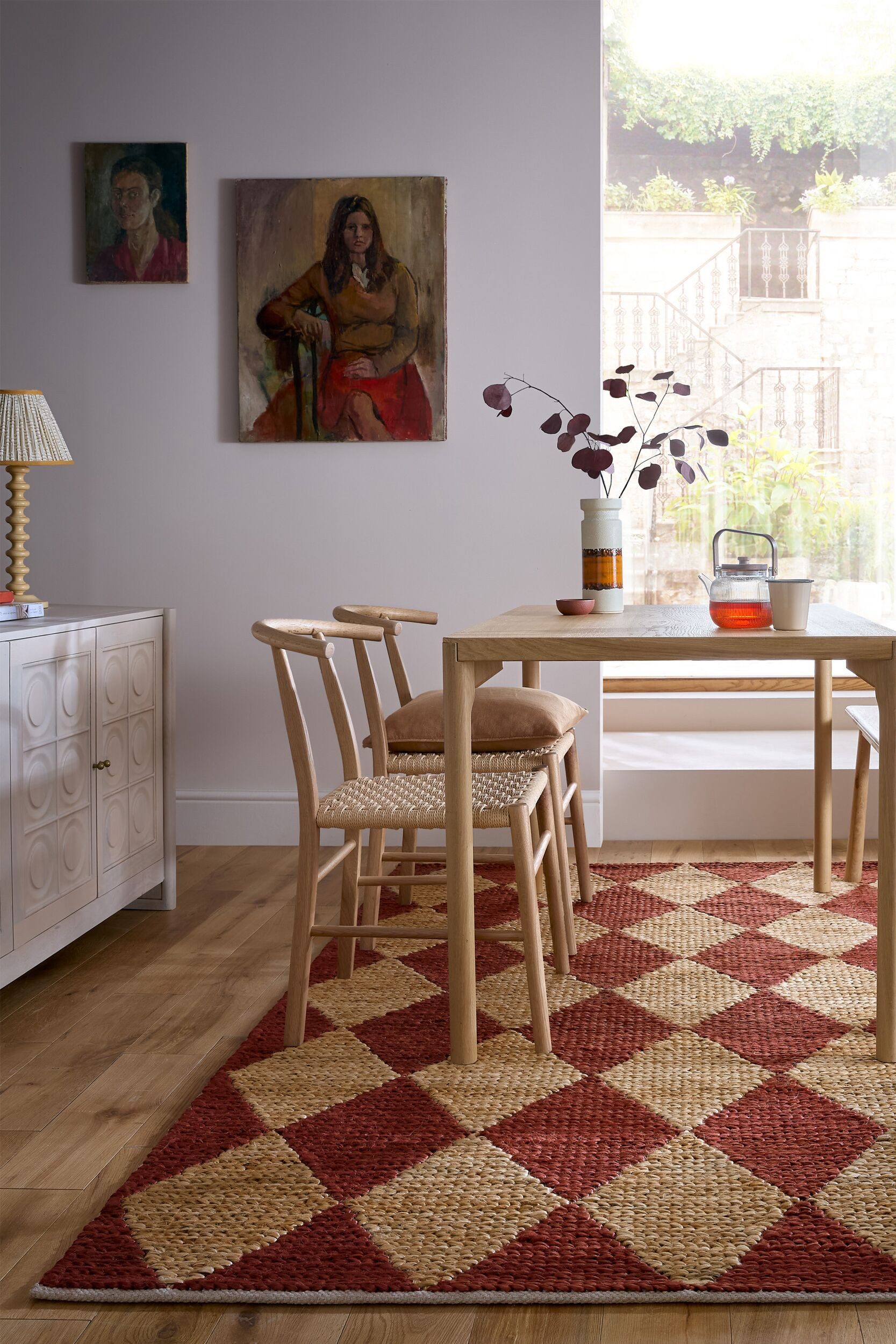 FLAIR RUGS Teppich Effie Diamond, rechteckig, Höhe: 5 mm, handgeknüpft