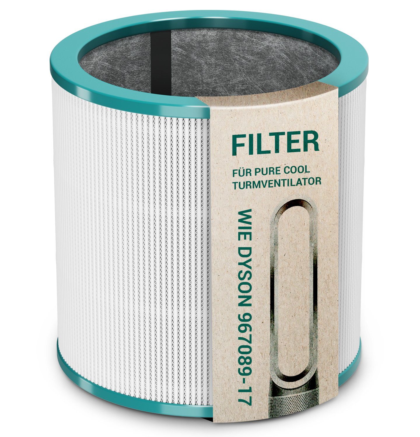 VIOKS Ersatzfilter Filter Ersatz für Dyson 967089-17, für Pure Cool Turmventilator Luftreiniger