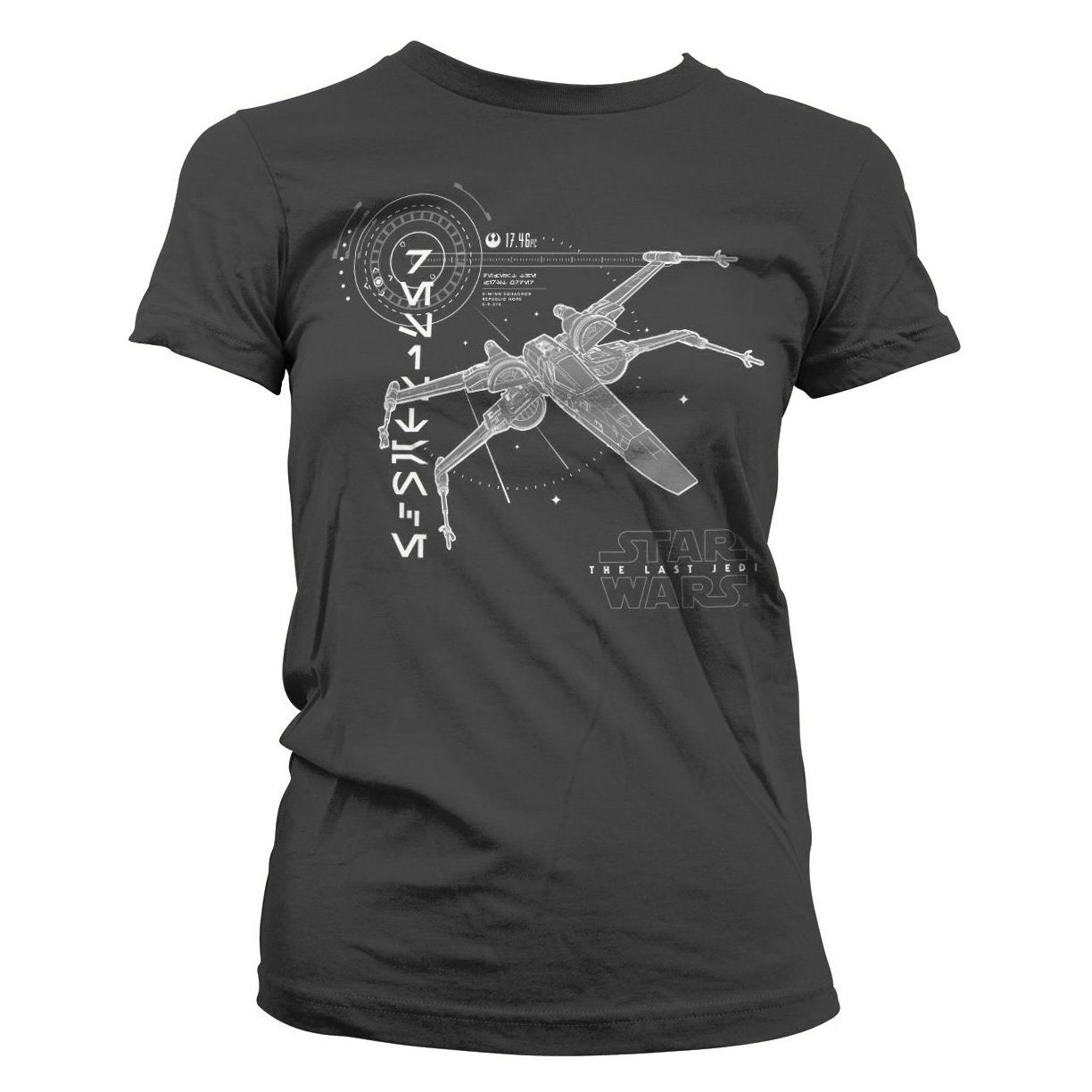 Kostüm Girlie Shirt S-X-378 X-Wing