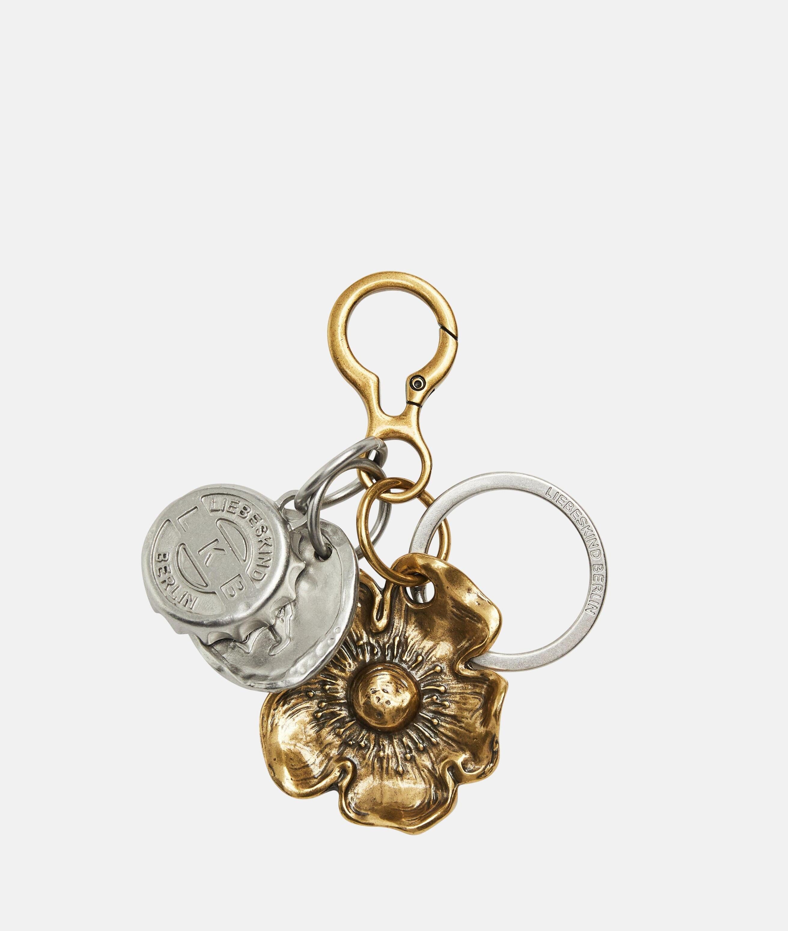 Liebeskind Berlin Schlüsselanhänger Schlüsselanhänger mit Blume, Keyring