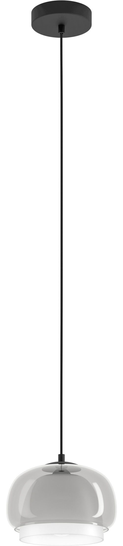EGLO Hängeleuchte BELOMONTEJO, ohne Leuchtmittel, Hängelampe, Lampe hängend, chrom Glas, Wohnzimmer