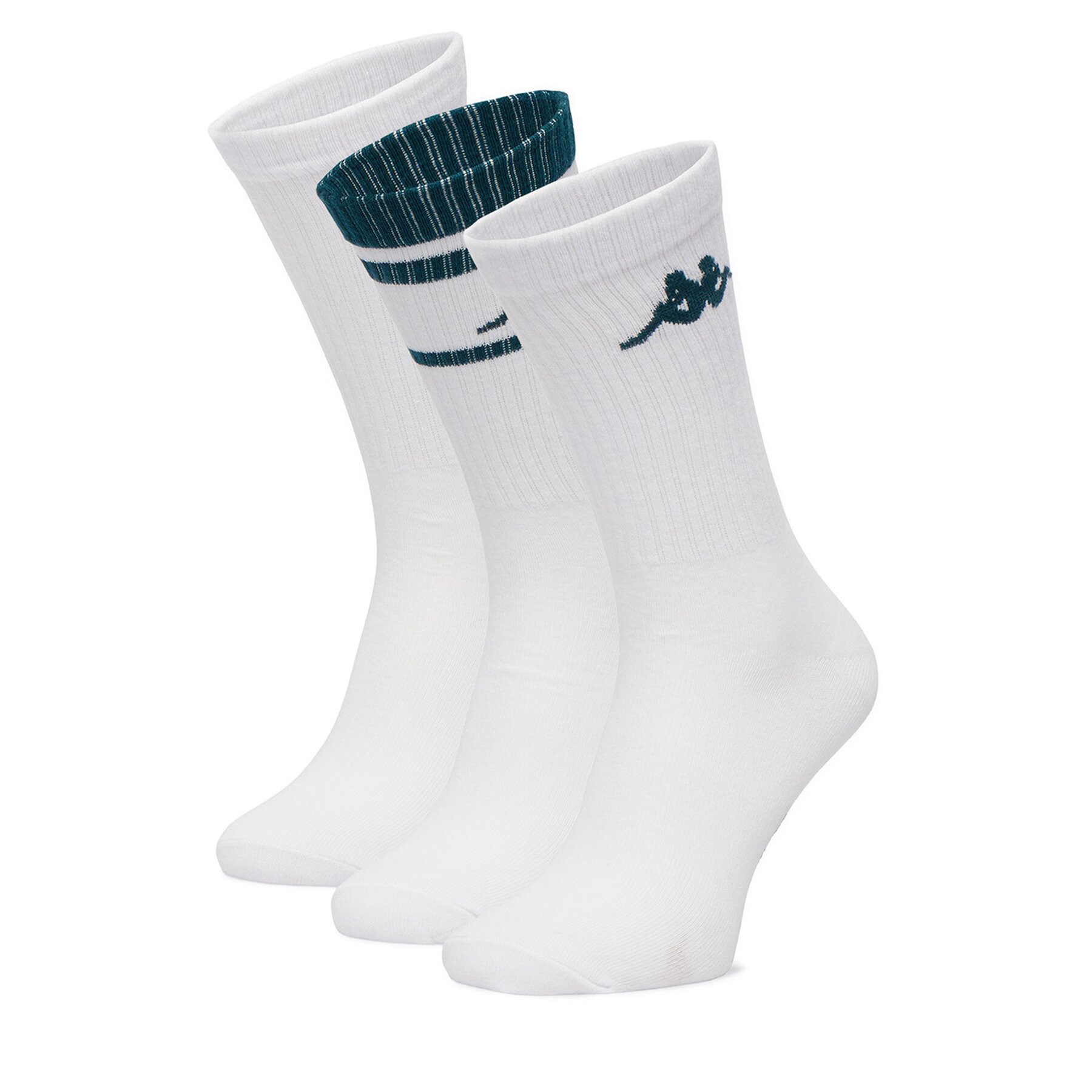 Kappa Socken Kappa Unisex Lange Socken Weiß