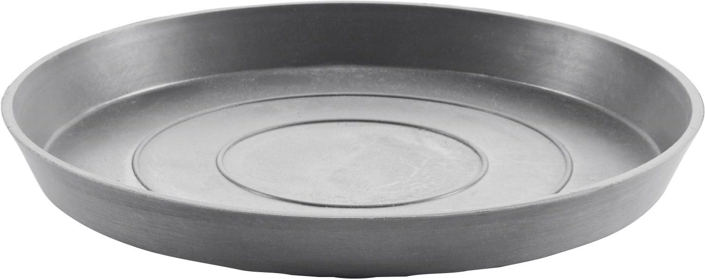 ECOPOTS Blumentopfuntersetzer ROUND SAUCER Grey, BxTxH: 28,7x28,7x3 cm günstig online kaufen