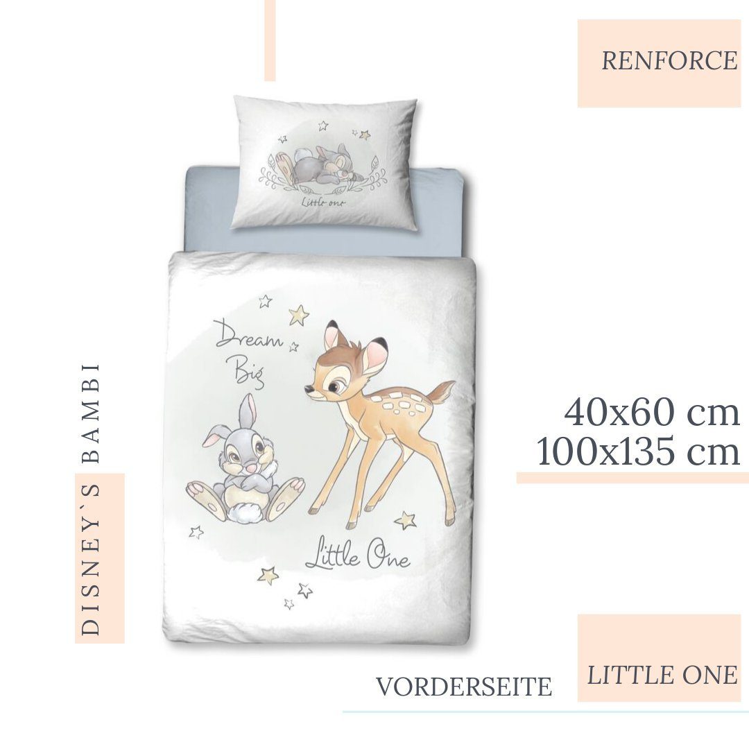 Kinderbettwäsche 100x135 40x60 cm Weiß Baumwolle Bettbezug Bettwäsche Kinder 