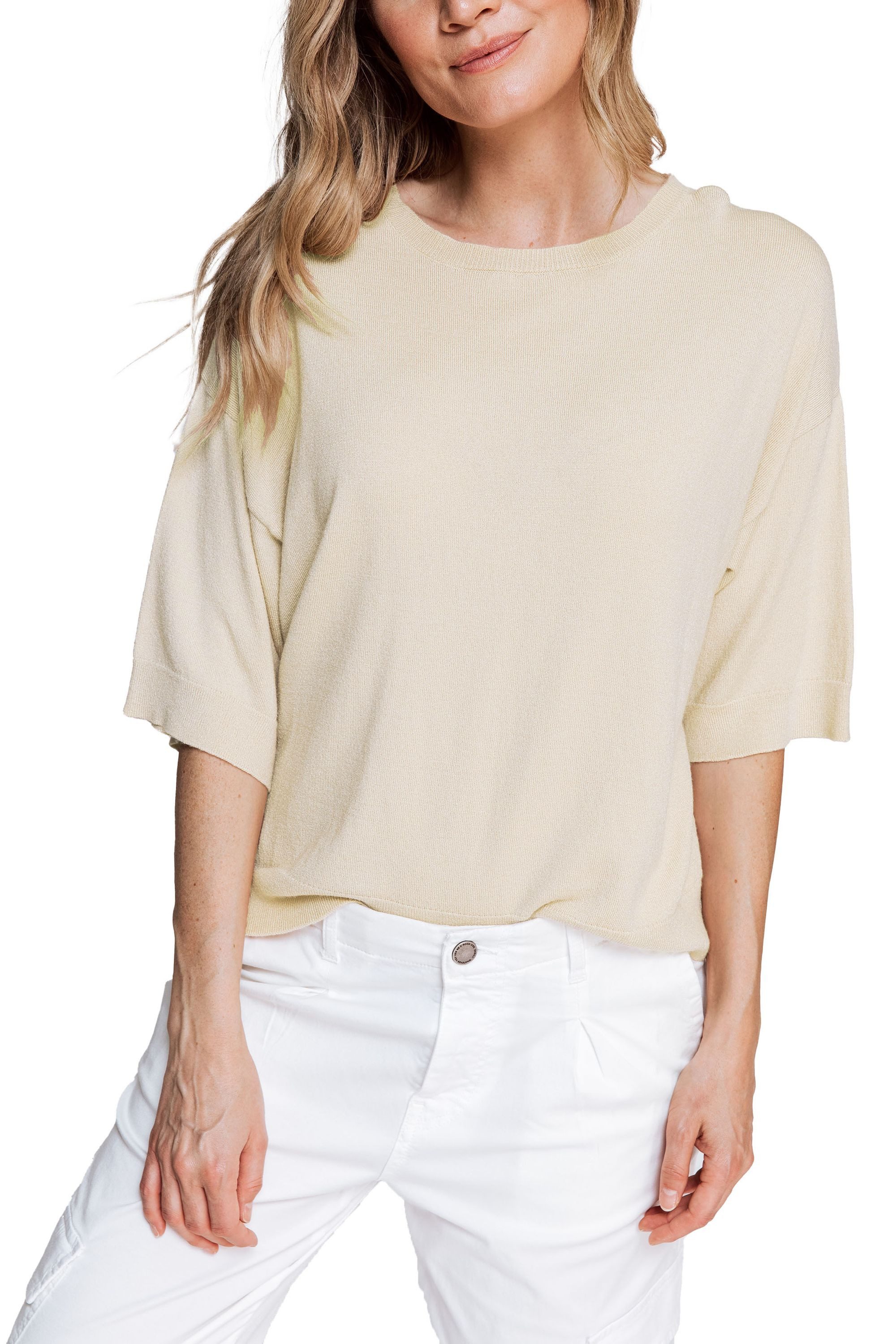 Zhrill Strickpullover Pullover ZHFENNA Beige Care günstig online kaufen