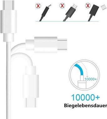 GlobaLink Typ C Kabel Schnellladen 3Pack Smartphone-Kabel, (200 cm)