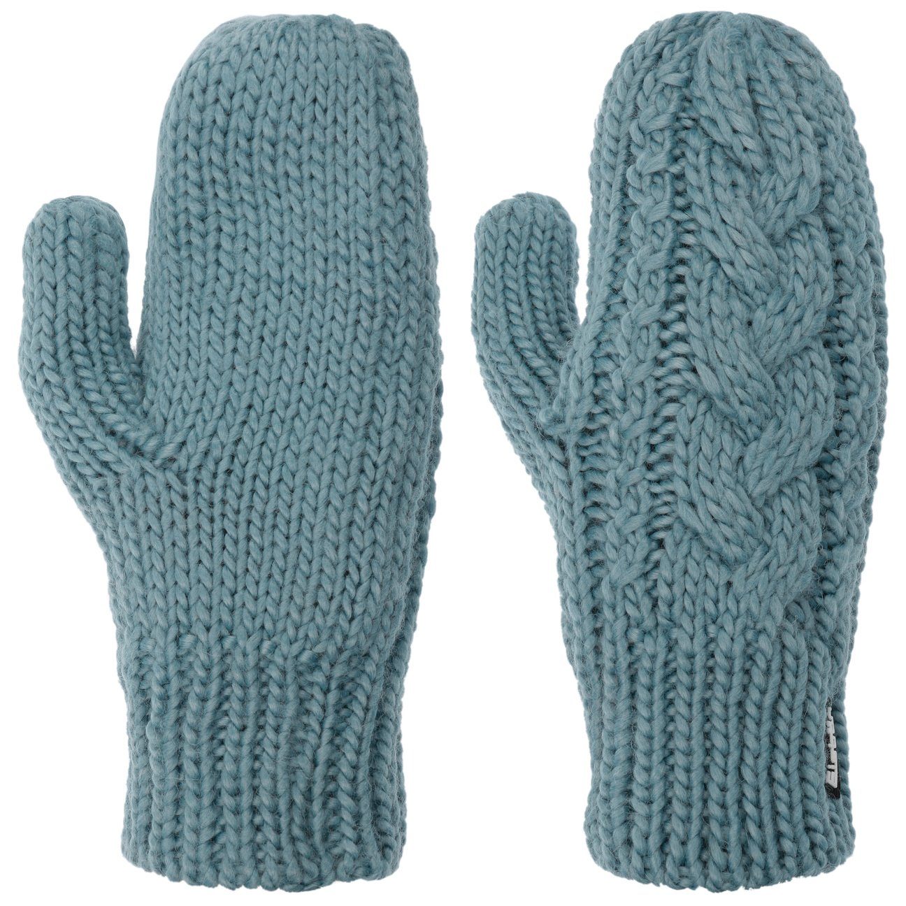Eisbär Strickhandschuhe (1-St) Strickhandschuhe mit Futter, Made in Austria