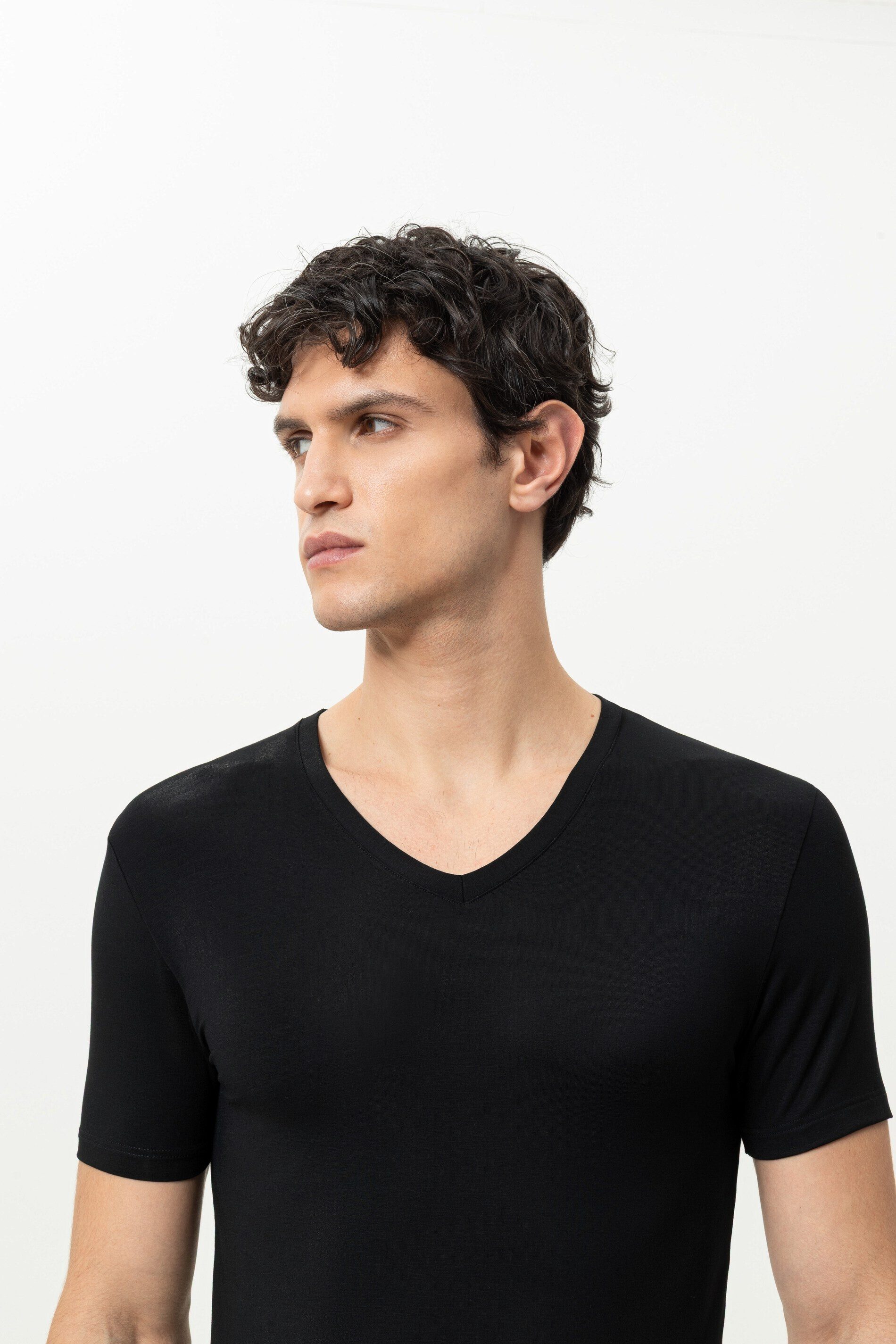 Mey Unterziehshirt Mey Herren T-Shirt Serie Superior Modal Uni (1-St)