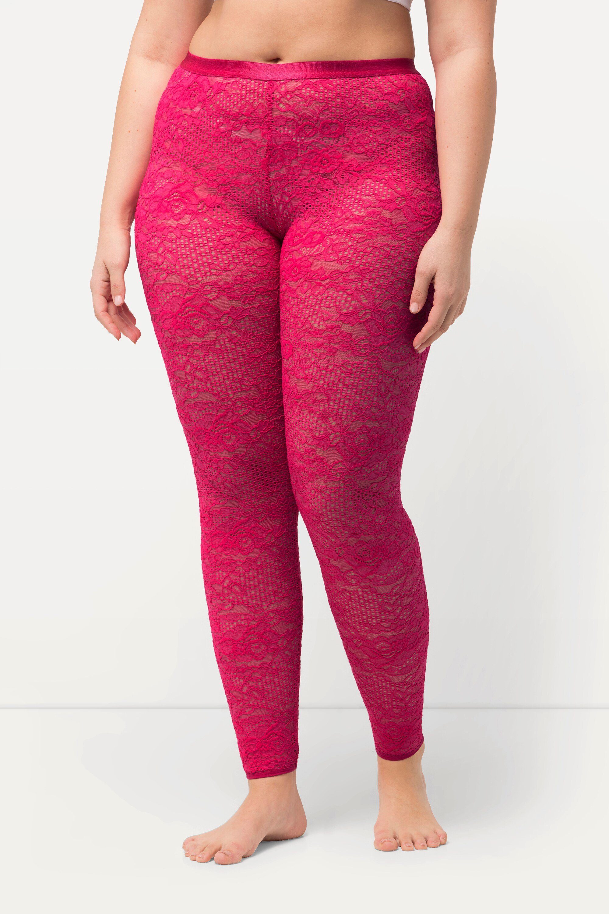 Ulla Popken Feinstrumpfhose Strumpf-Leggings Spitze günstig online kaufen