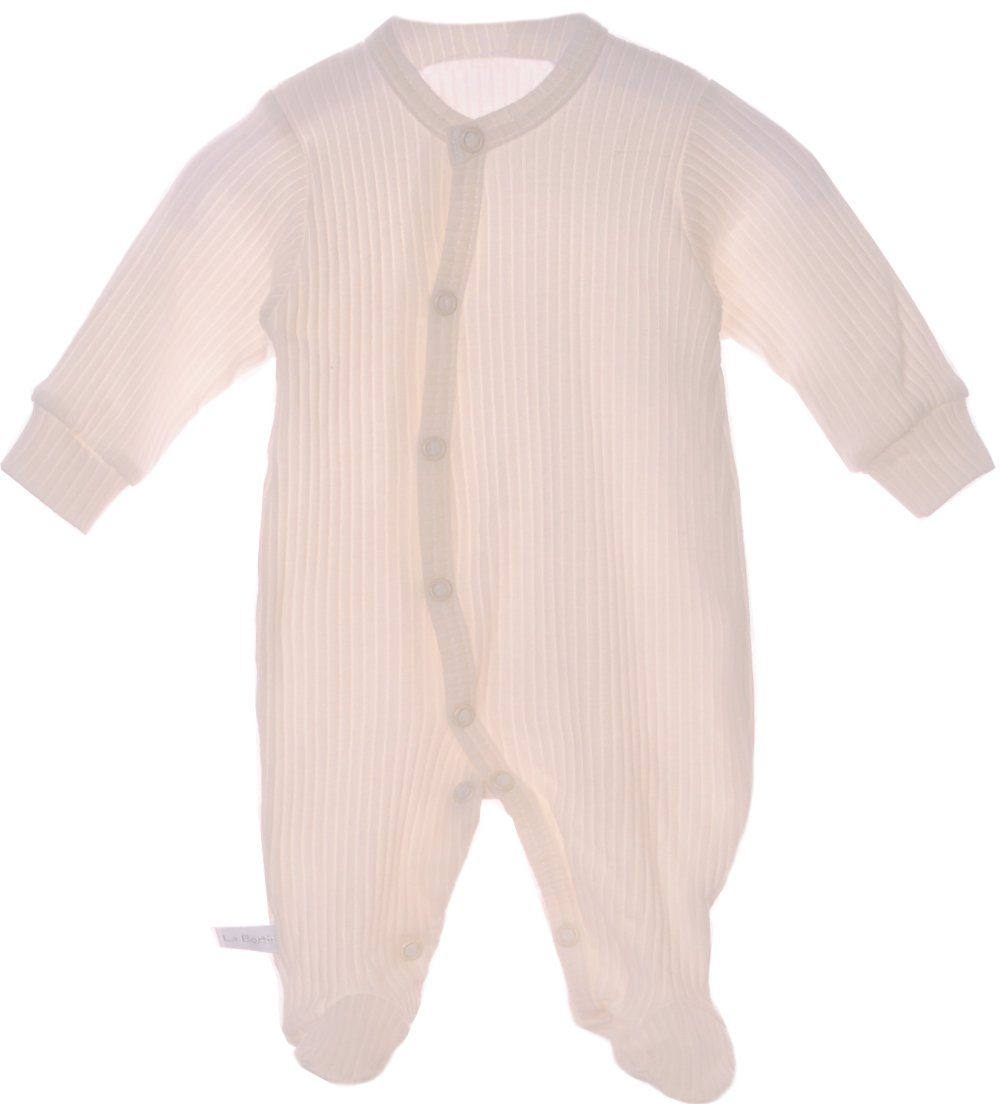La Bortini Baby Einteiler Schlafanzug Strampler 50 Erstlingsanzug 56 Overall