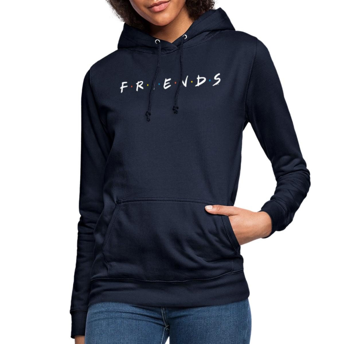 Spreadshirt Hoodie Friends Logo Damen Hoodie (1-tlg) günstig online kaufen