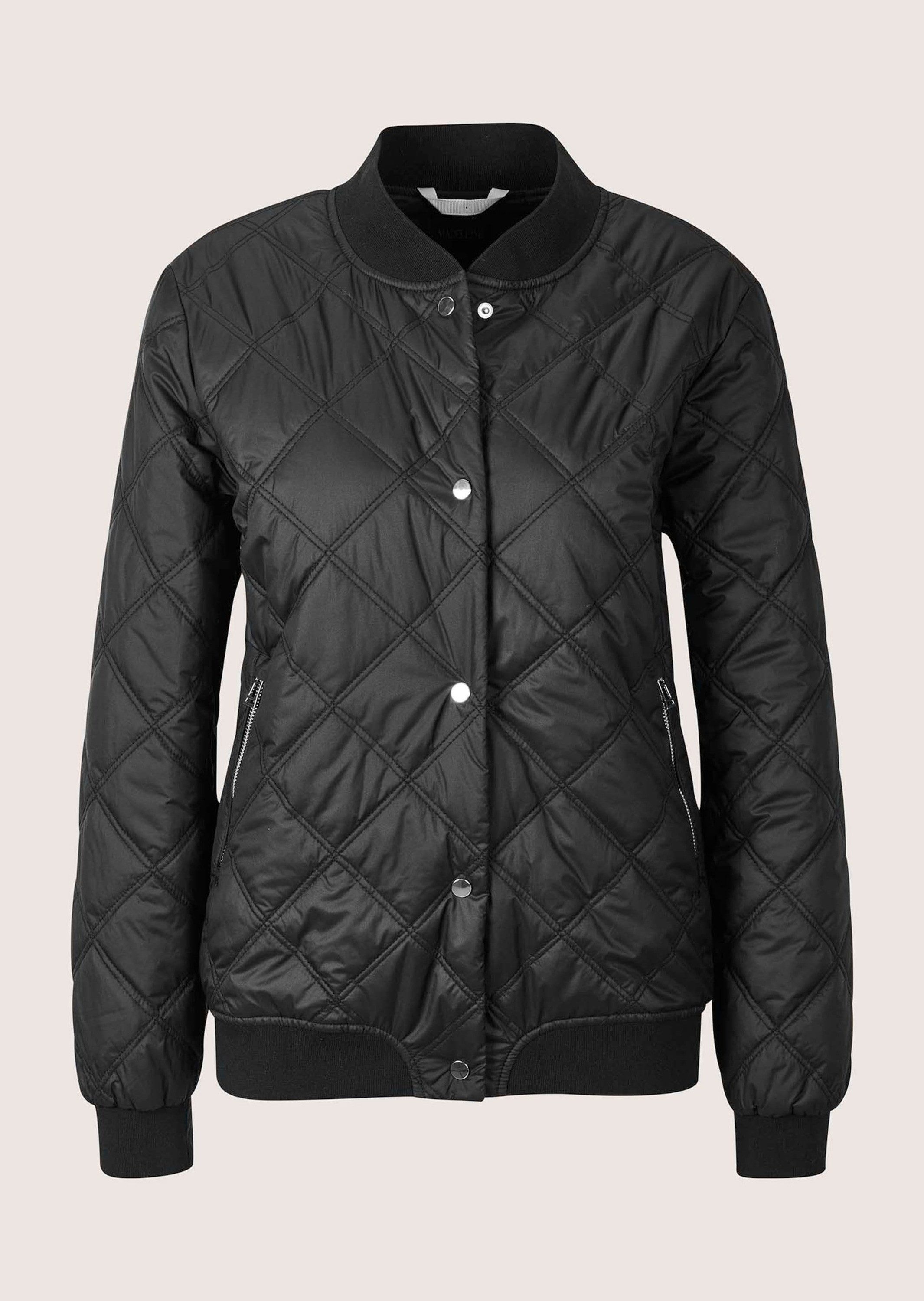 Outdoorjacke Steppjacke mit Rundhals