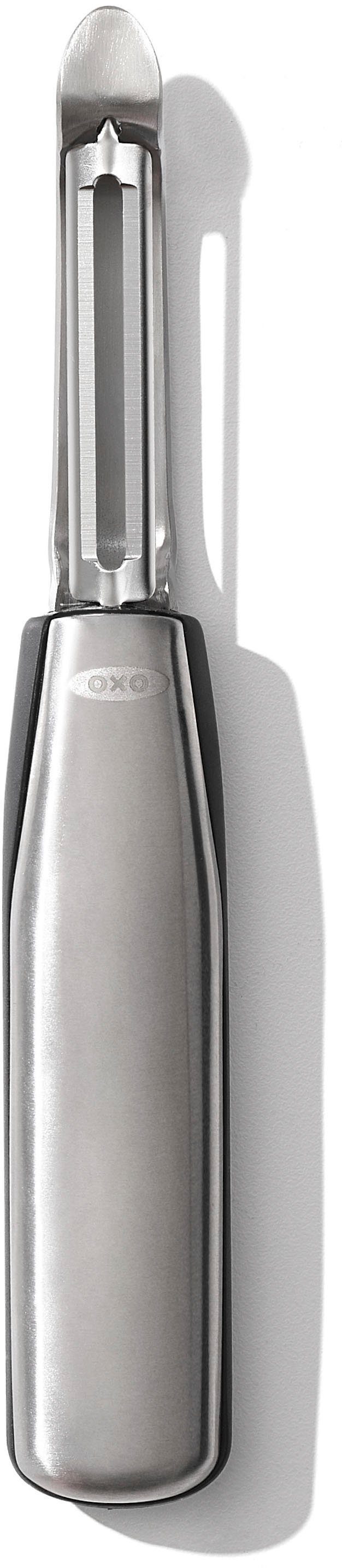 OXO Good Grips Очиститель картошки, integrierte Kartoffelaugenentferner, Edelstahl