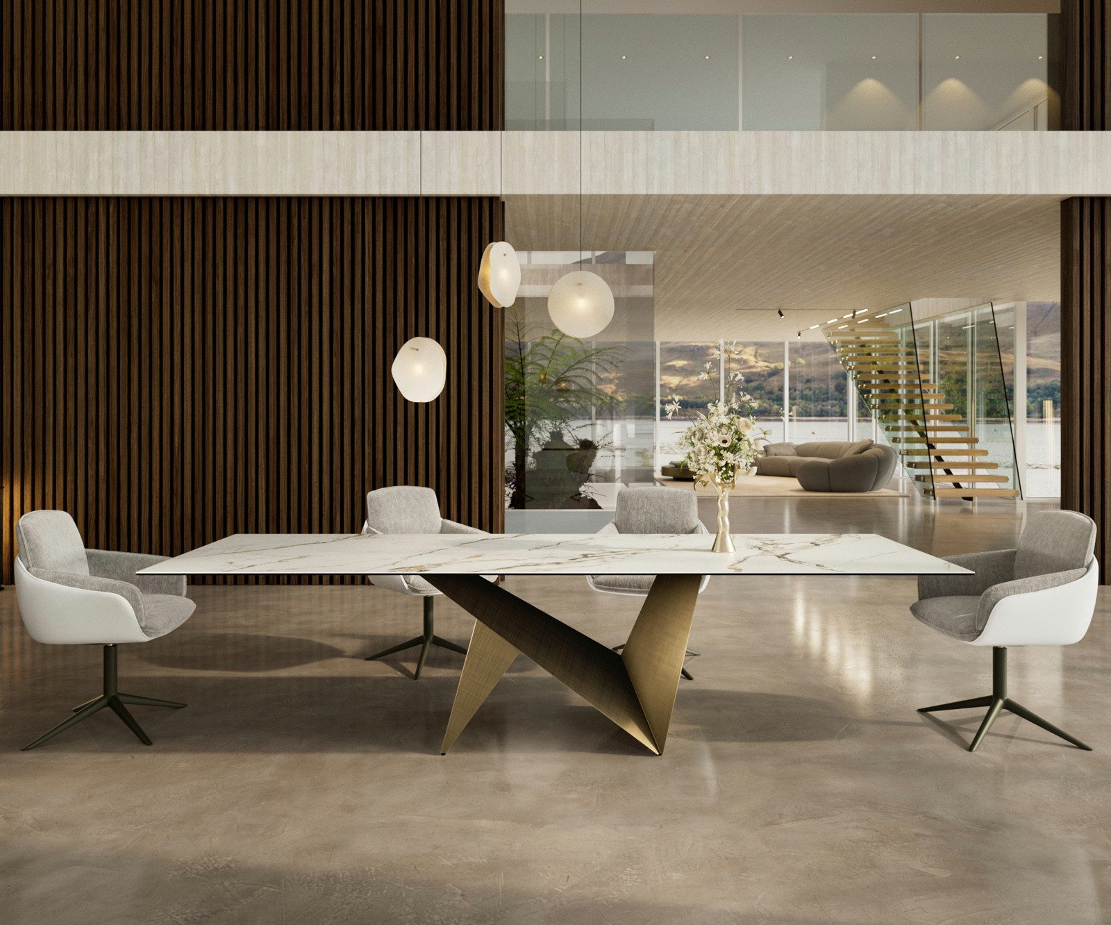 DELIFE Esstisch Edge, Keramik Calacatta Luxe günstig online kaufen