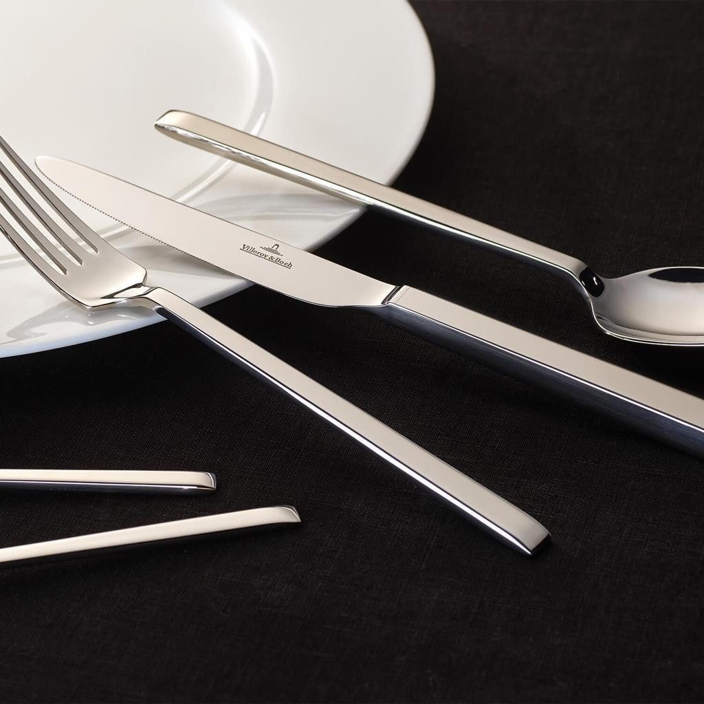 Villeroy & Boch Besteck-Set La Classica Tafelbesteck 180er Set (180-tlg), Edelstahl, Spülmaschinenfest