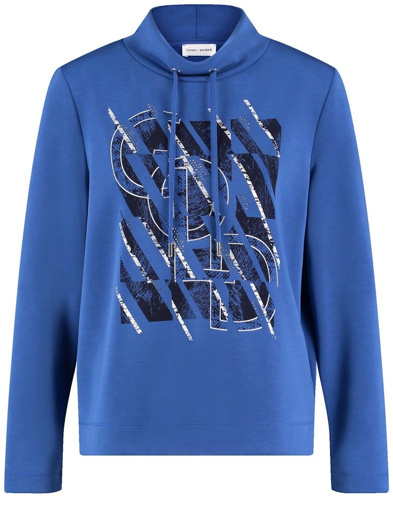 Pullover Royalblau Damen Pulli Gerry Weber Bio Baumwoll Pullover