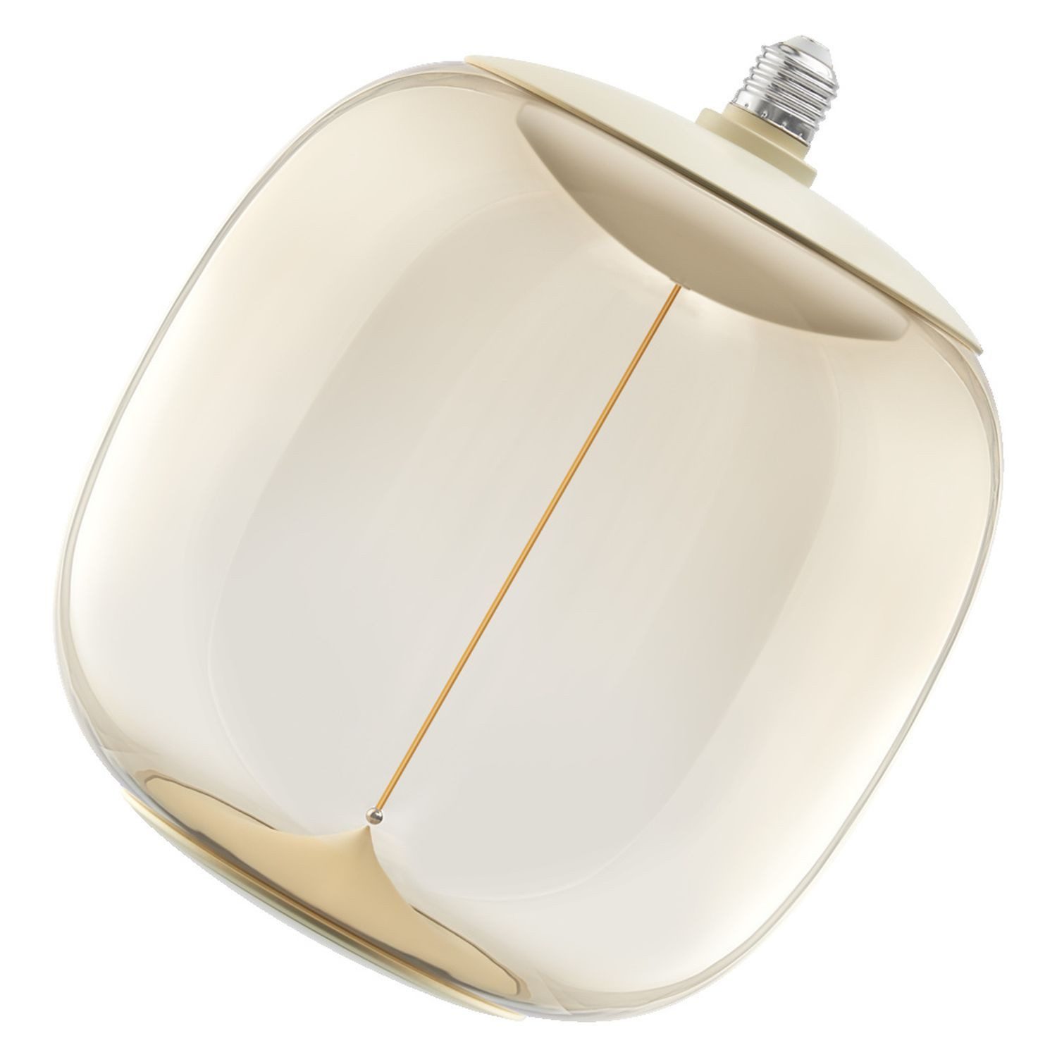 Licht-Erlebnisse LED-Leuchtmittel LAMP, E27, Warmweiß, Große Deko Birne E27 Ø 25 cm 2700 K 250 lm in Bernstein warmweiß