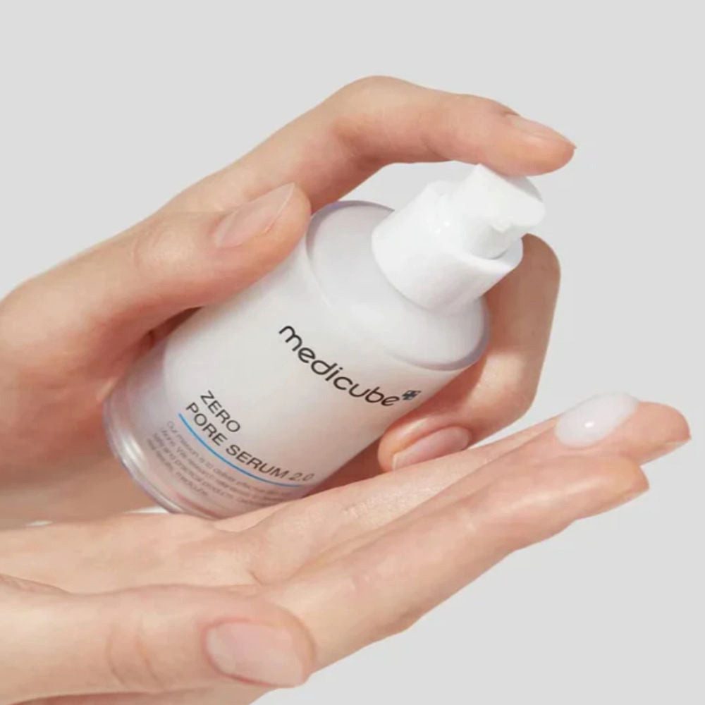 Medicube Gesichtsserum Medicube, Zero Pore Serum 2.0 - 50 ml, Porenverfeinerndes Serum mit Niacinamid, AHA und BHA