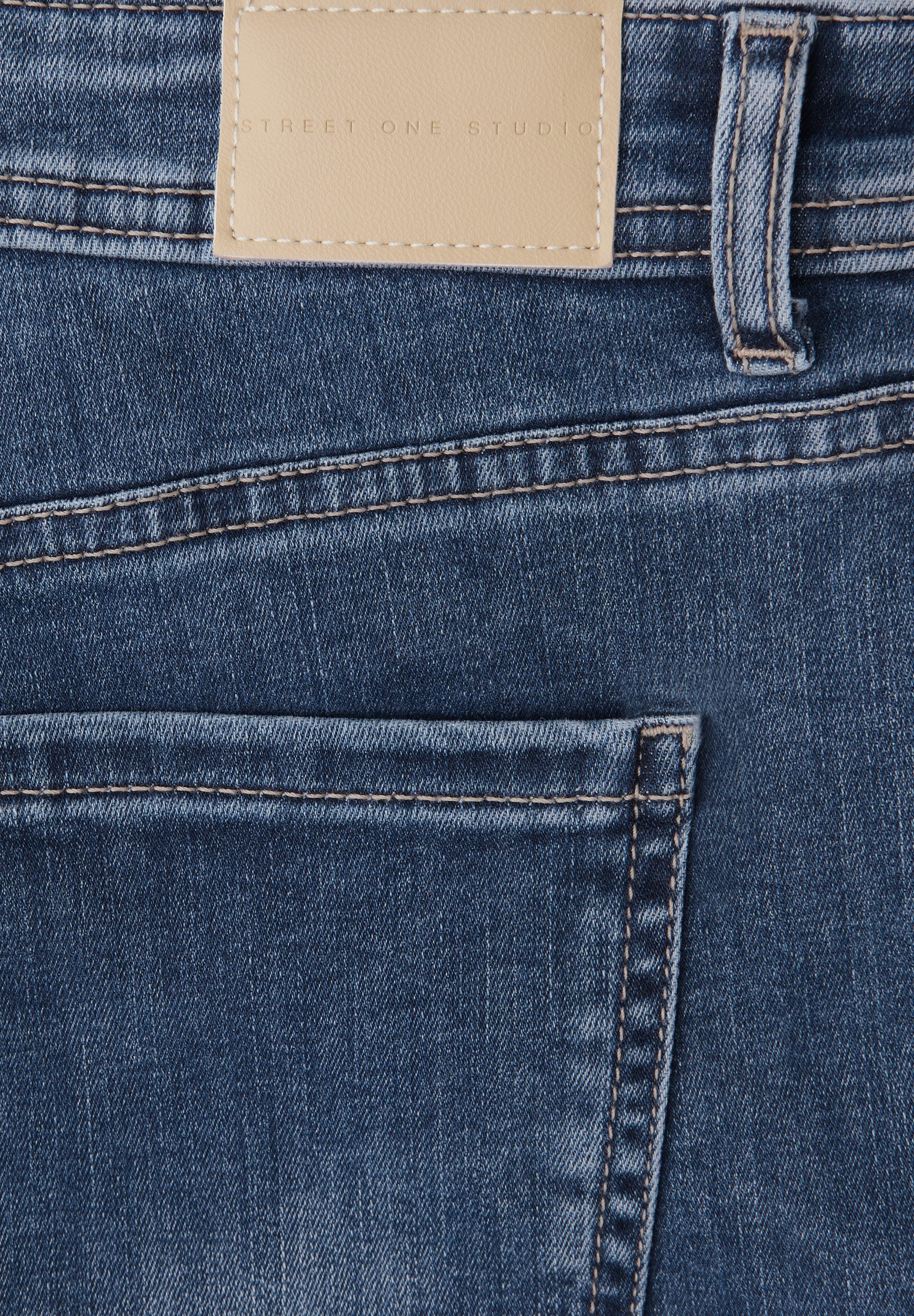 STREET ONE STUDIO Comfort-fit-Jeans mit destroyed Details – Bild 4 von 5