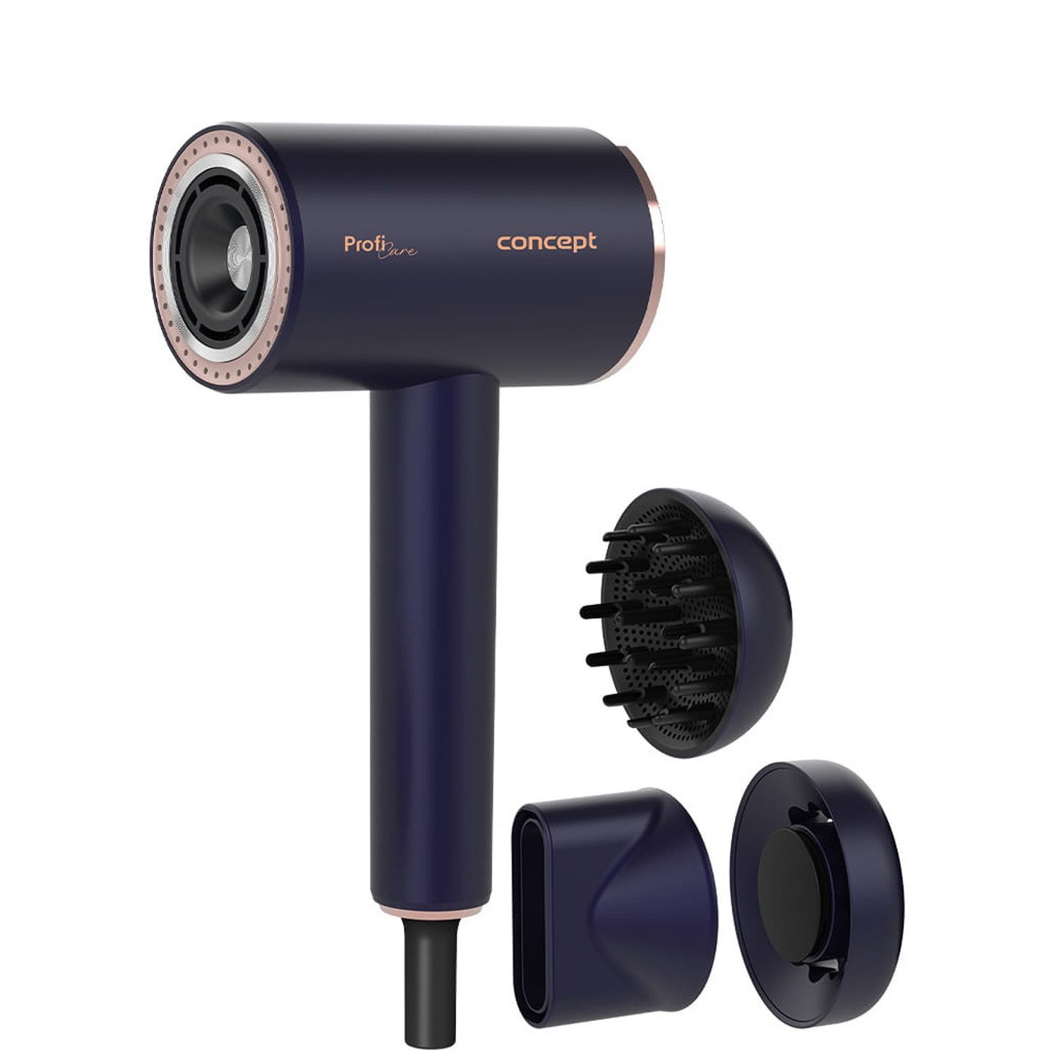 Concept Haartrockner VV8100 ProfiCare mit BLDC-Motor 1600 W Öltherapie, 1600 W