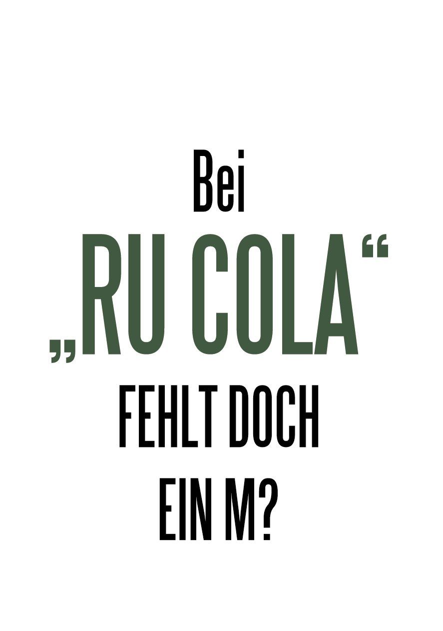 erstaunlicher Preis queence Wanddekoobjekt RU(M)COLA