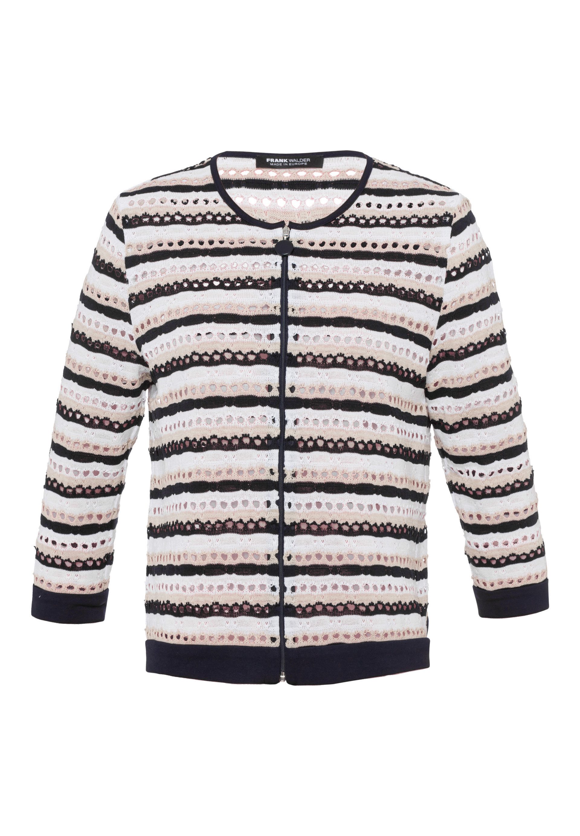 FRANK WALDER Strickjacke mit schönem Ajourmuster günstig online kaufen