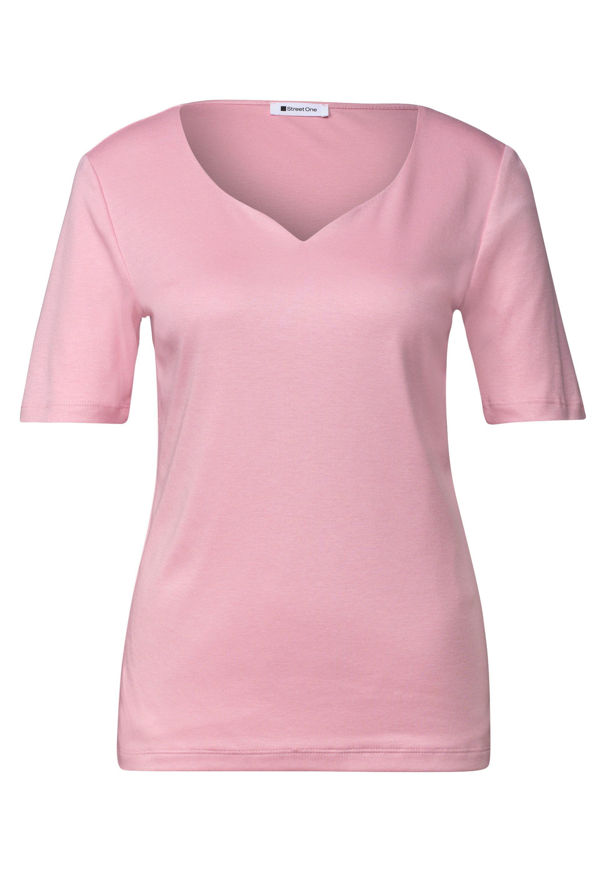 STREET ONE T-Shirt Style Ada Sommershirt mit Herzausschnitt – Bild 5 von 5