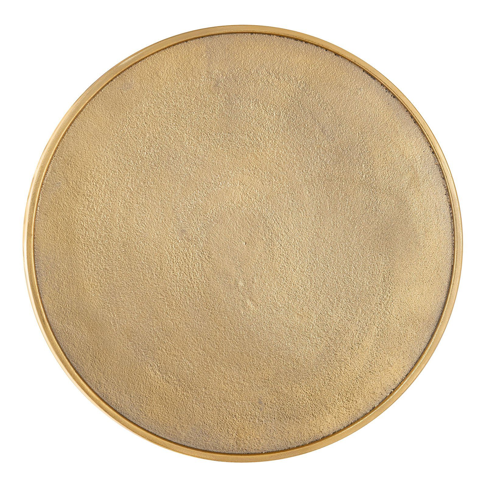 Casamia Beistelltisch Dekotisch Beistelltisch 45 x o. silber cm ø gold Metall 40 Kairo rund